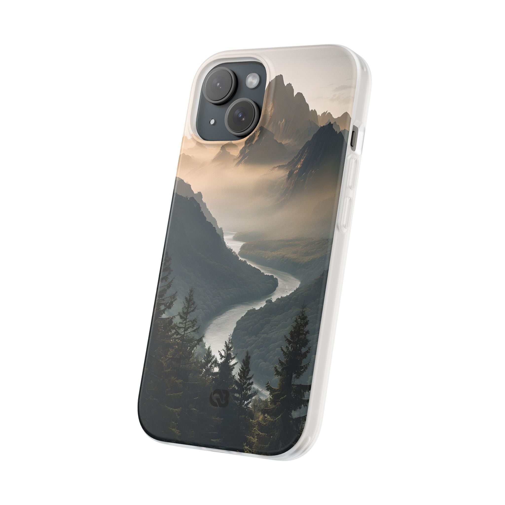Golden Summit Valley · Soft Phone Case for iPhone