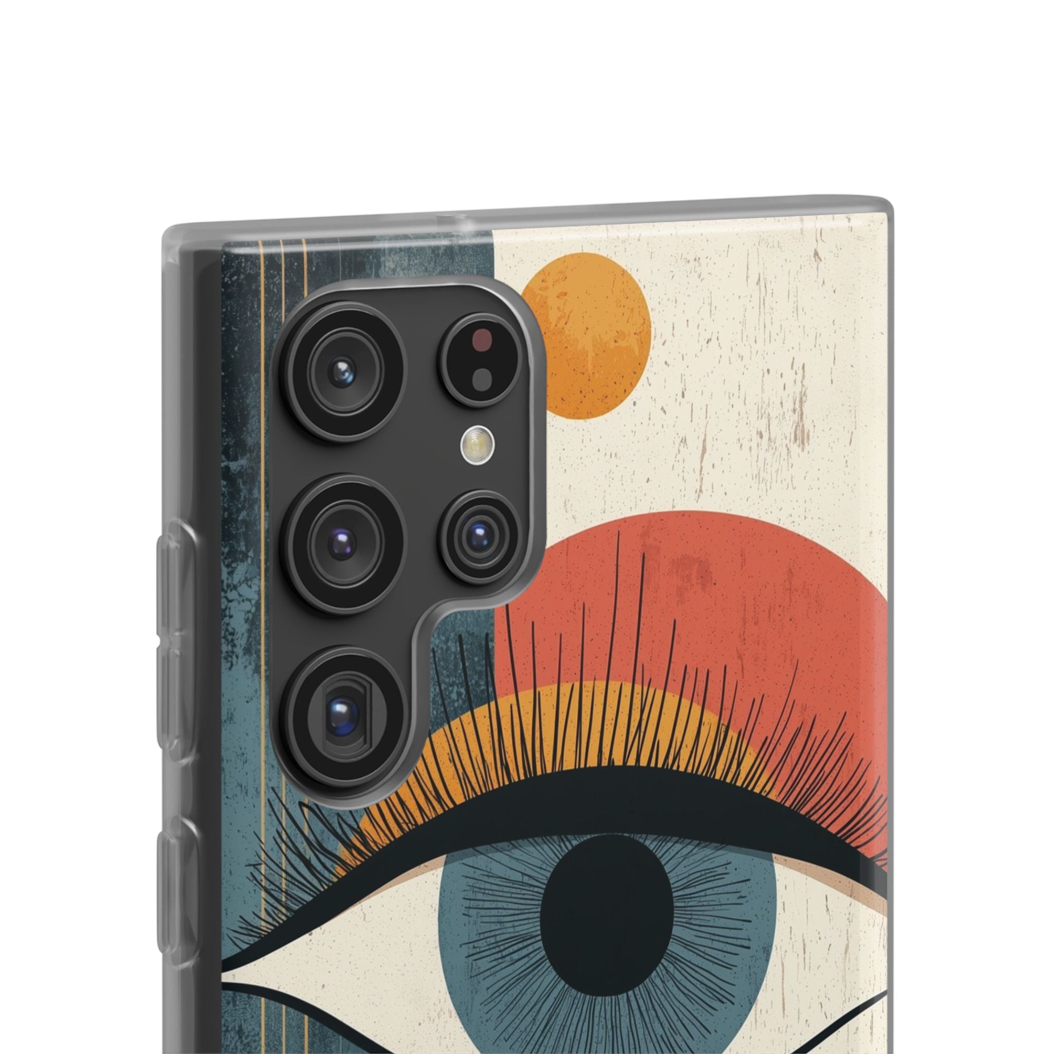 Distressed Azure Ocular · Soft Handyhülle für Samsung