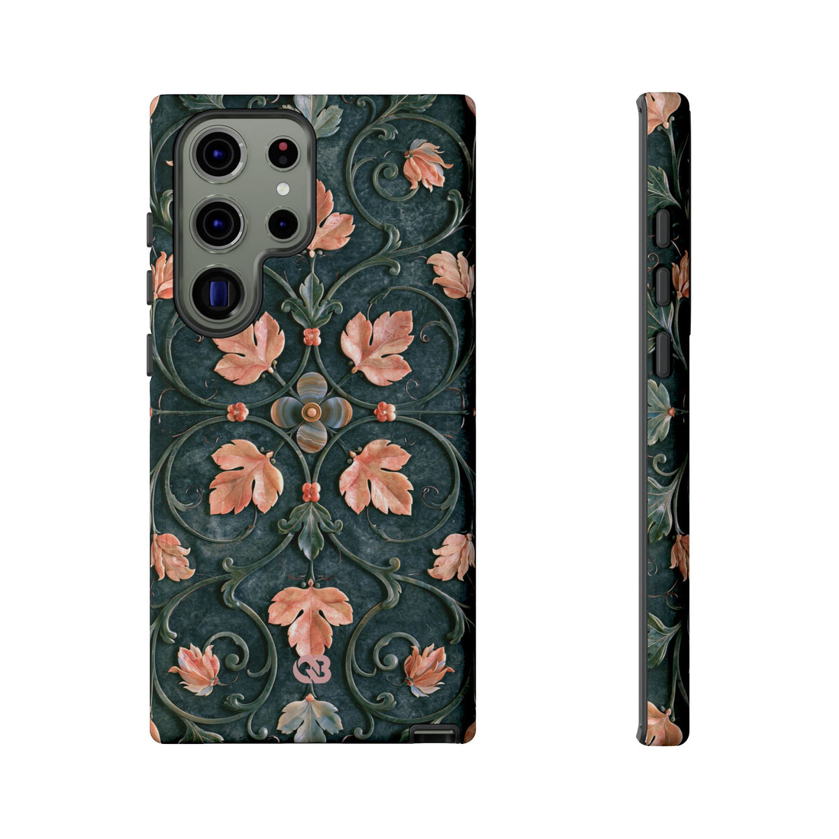 Florentine Rose Arabesque · Tough Phone Case for Samsung · Green