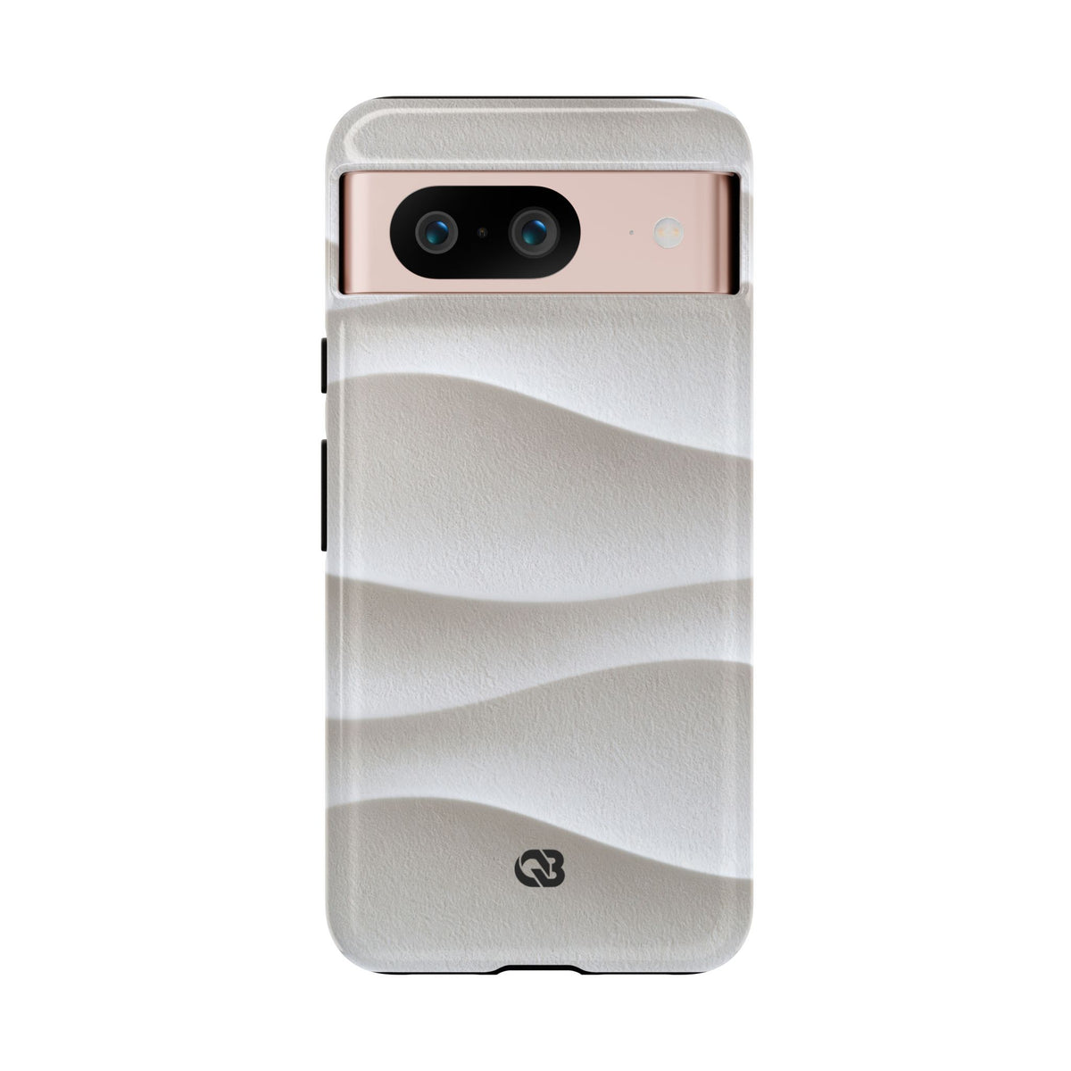 Sculpted Dune Relief · Tough Phone Case for Pixel · White