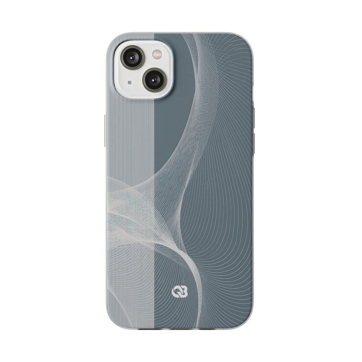 Grey Lite Phone Case for iPhone - Slate Mesh Horizon