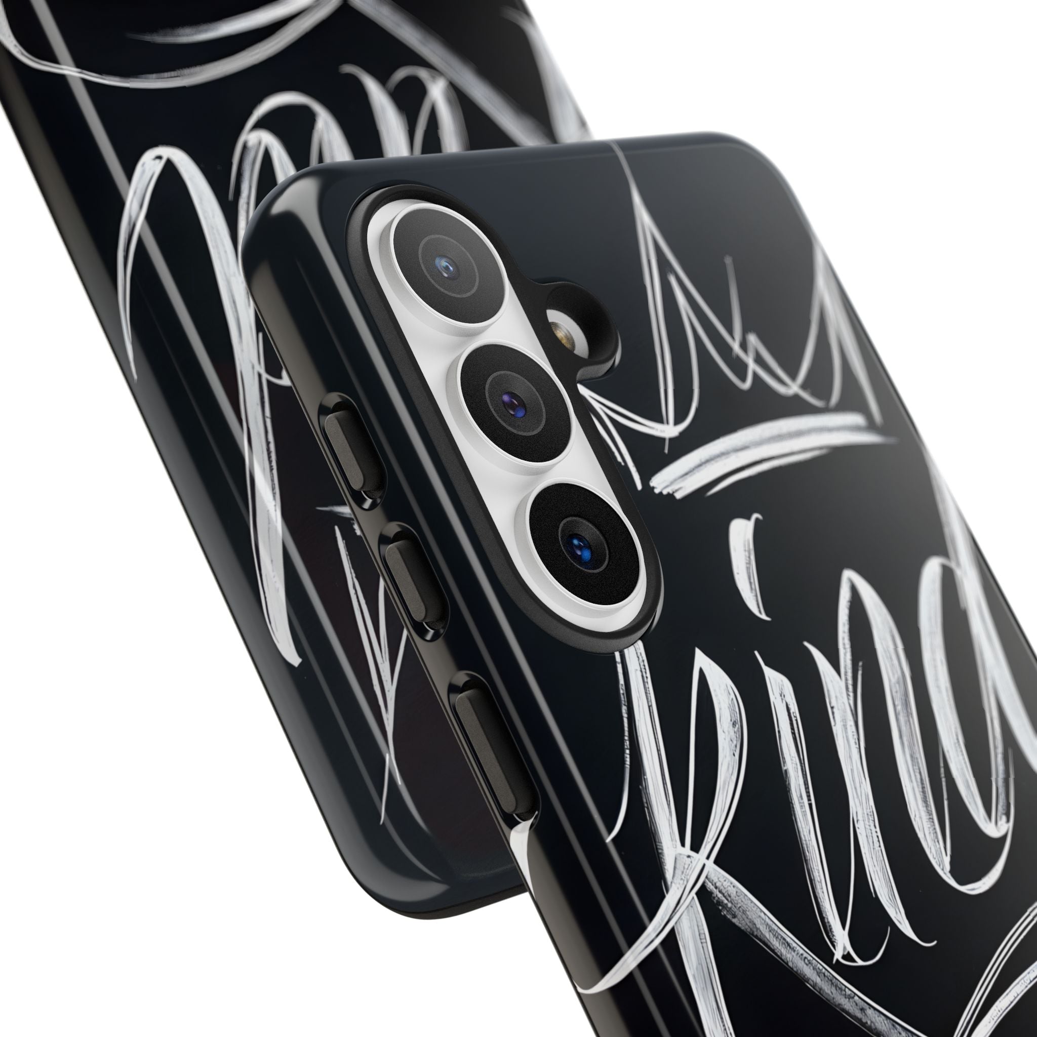 Noir Crown Script · Custodia Tough per Samsung