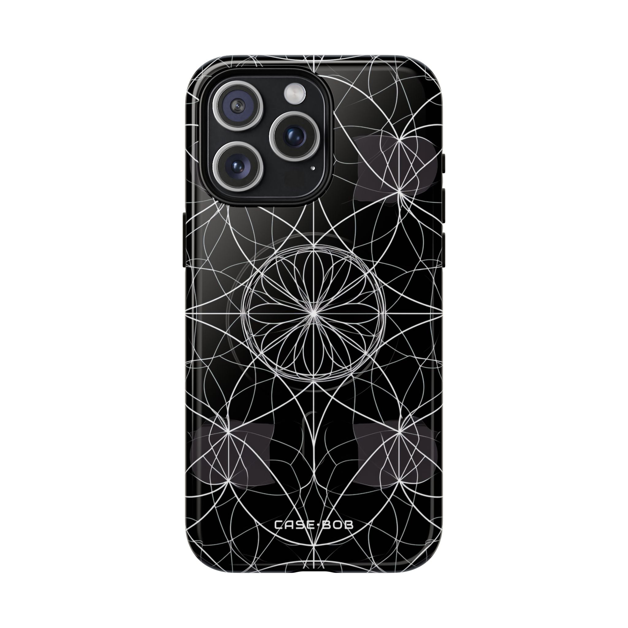 Strahlender Blütenblatt-Orbit iPhone 15 Pro Max Case - Tough+