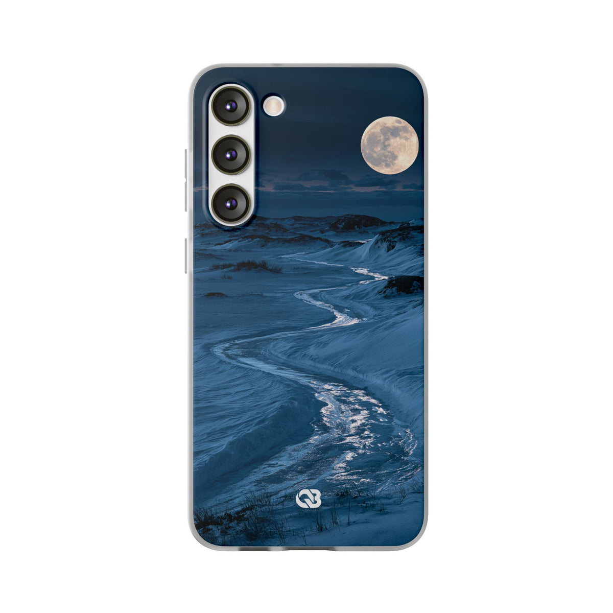Arctic Moon Drift · Lite Phone Case for Samsung · Blue