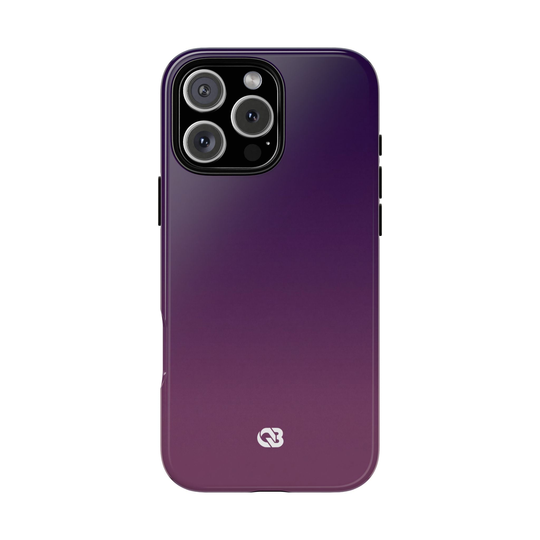 Purple Tough Phone Case for iPhone - Nocturnal Plum Fade