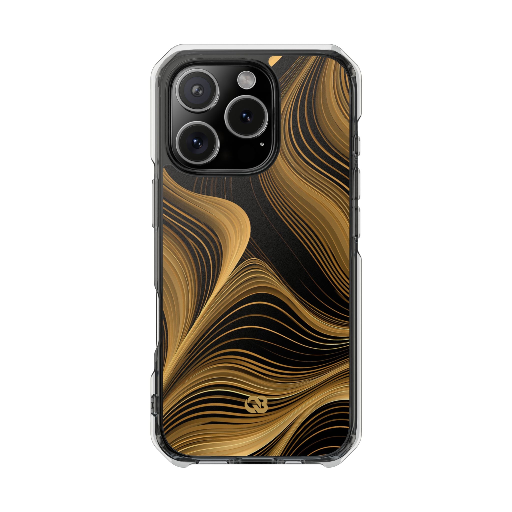 Gold Impact MagSafe Phone Case for iPhone - Molten Copper Strands