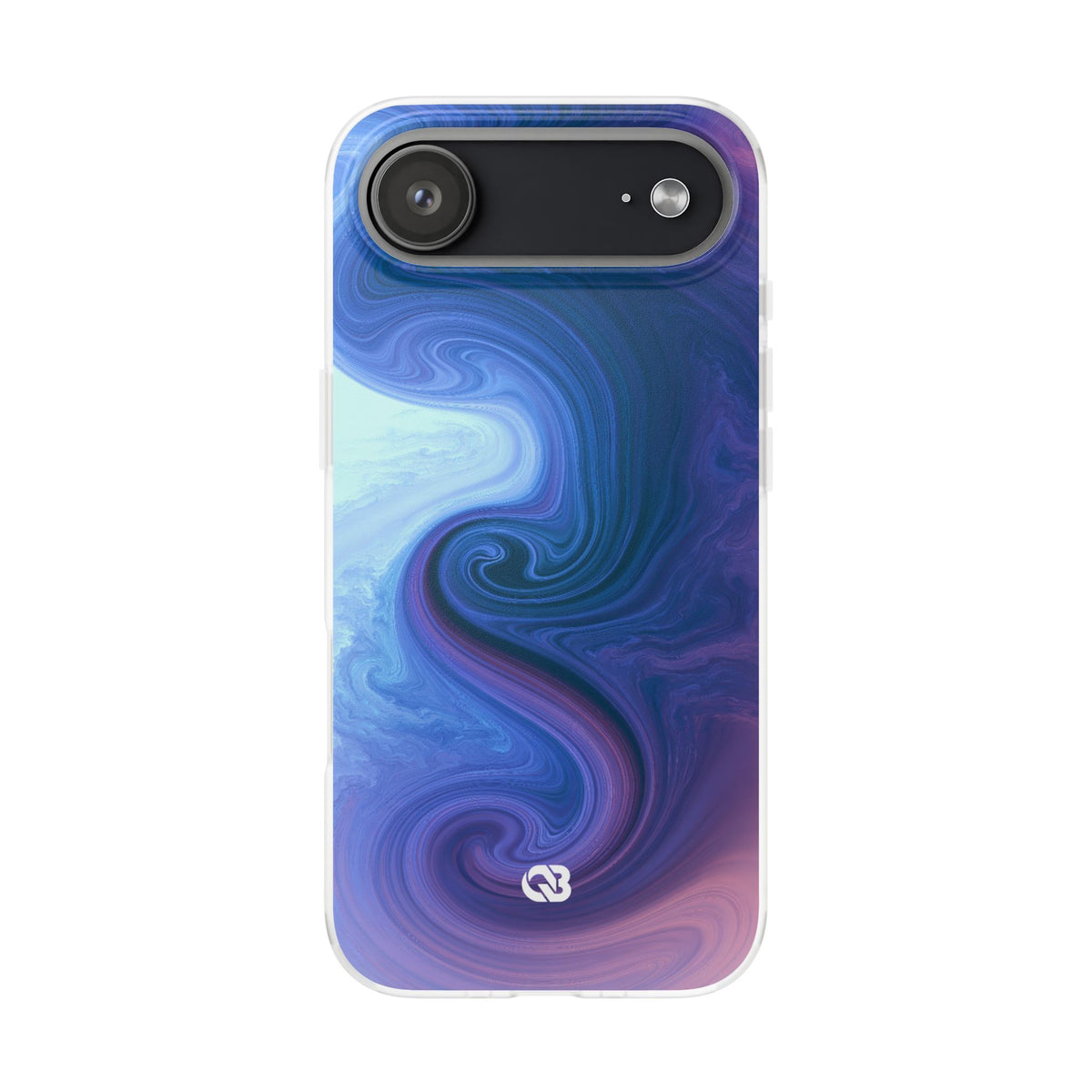 Azure Fluid Swirl · Lite Phone Case for iPhone · Blue