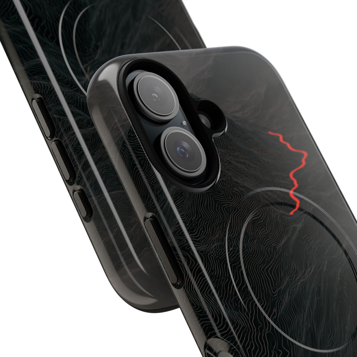 Crimson Ridge Pass · Tough 2.0 Magnetic Phone Case for iPhone · Black