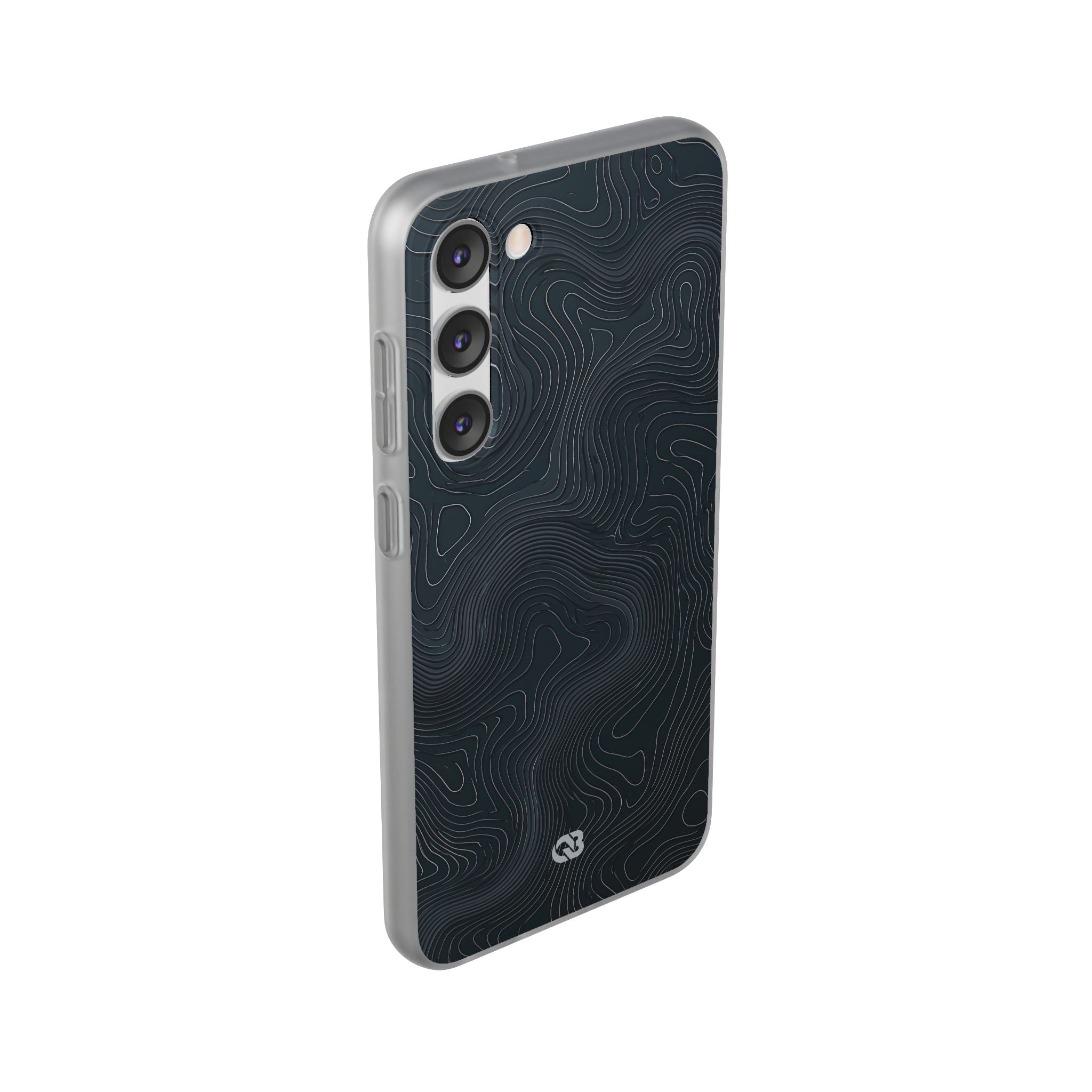 Black Lite Phone Case for Samsung - Obsidian Ridge Topo