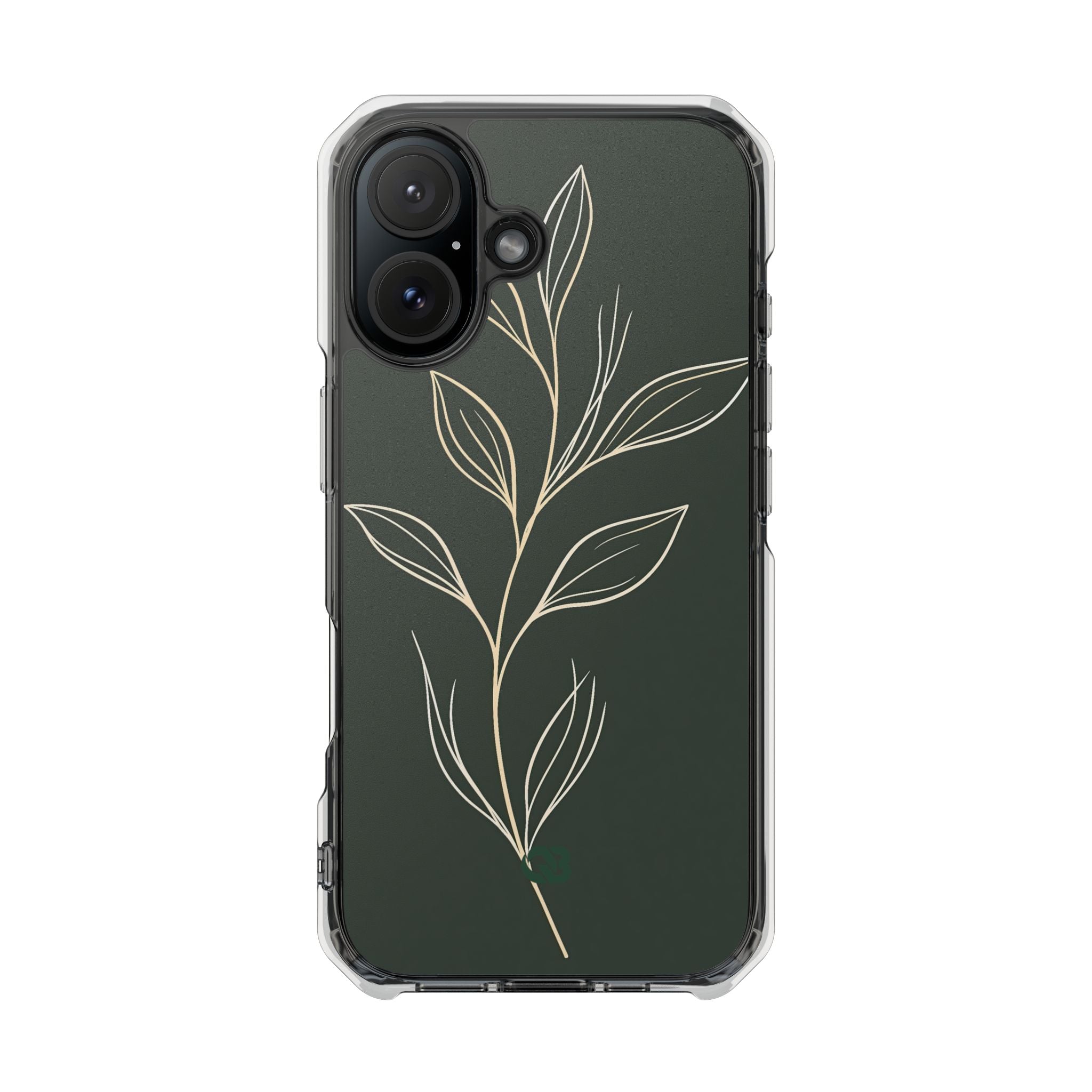 Green Impact MagSafe Phone Case for iPhone - Deep Moss Willow