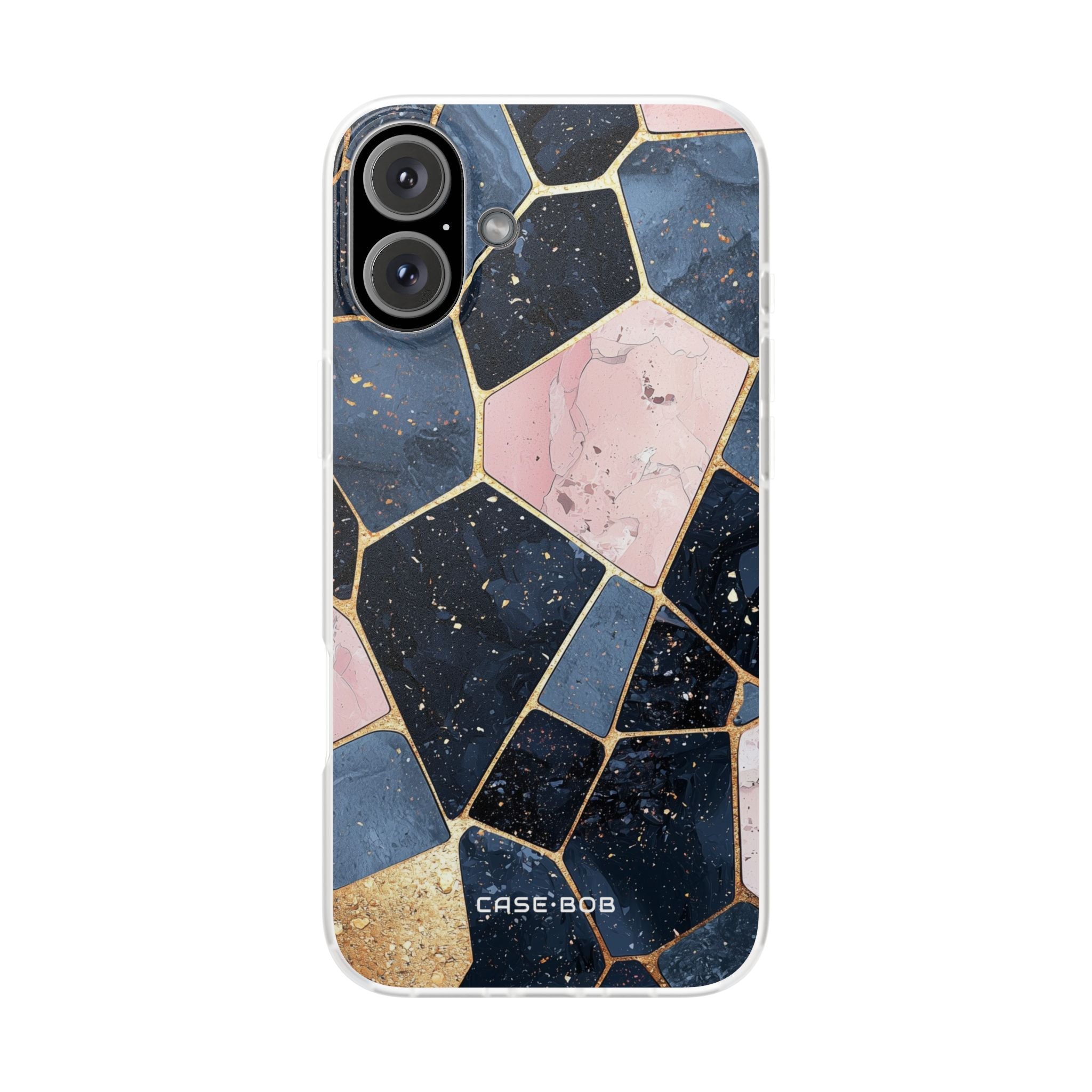 Golden Mosaic iPhone 16 Plus Case - Soft - CASE•BOB