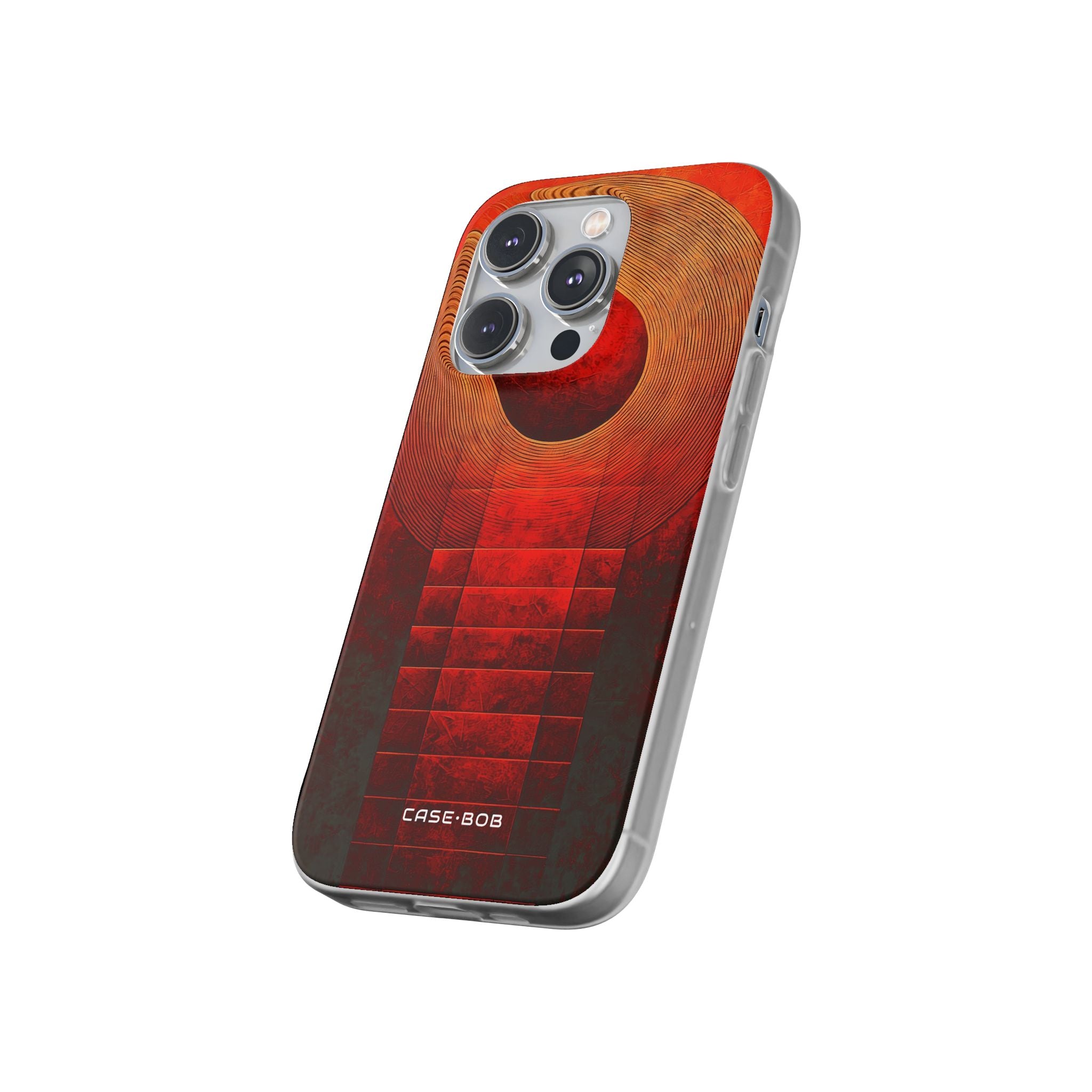 Crimson Orbit iPhone 14 Pro Case - Soft