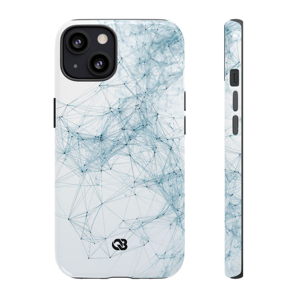 Neural Lattice · Tough Phone Case for iPhone · White