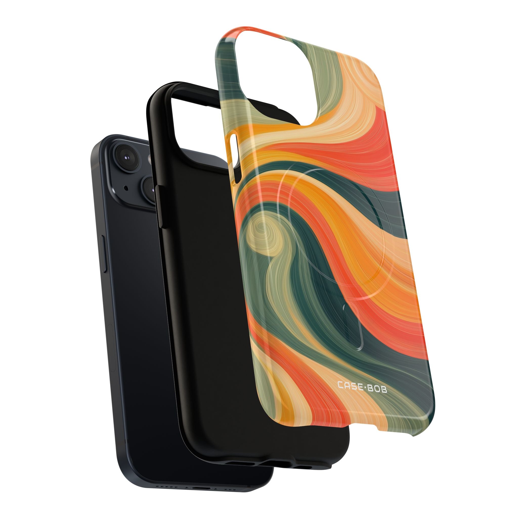 Swirling Ember iPhone 14 Case - Tough+