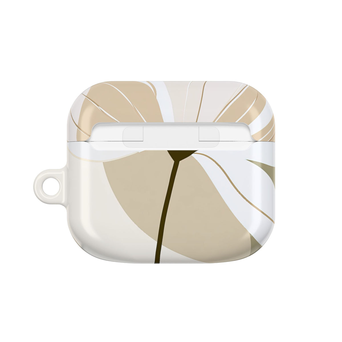 Soft Petal Bloom · Hard Case for AirPods & AirPods Pro · Beige