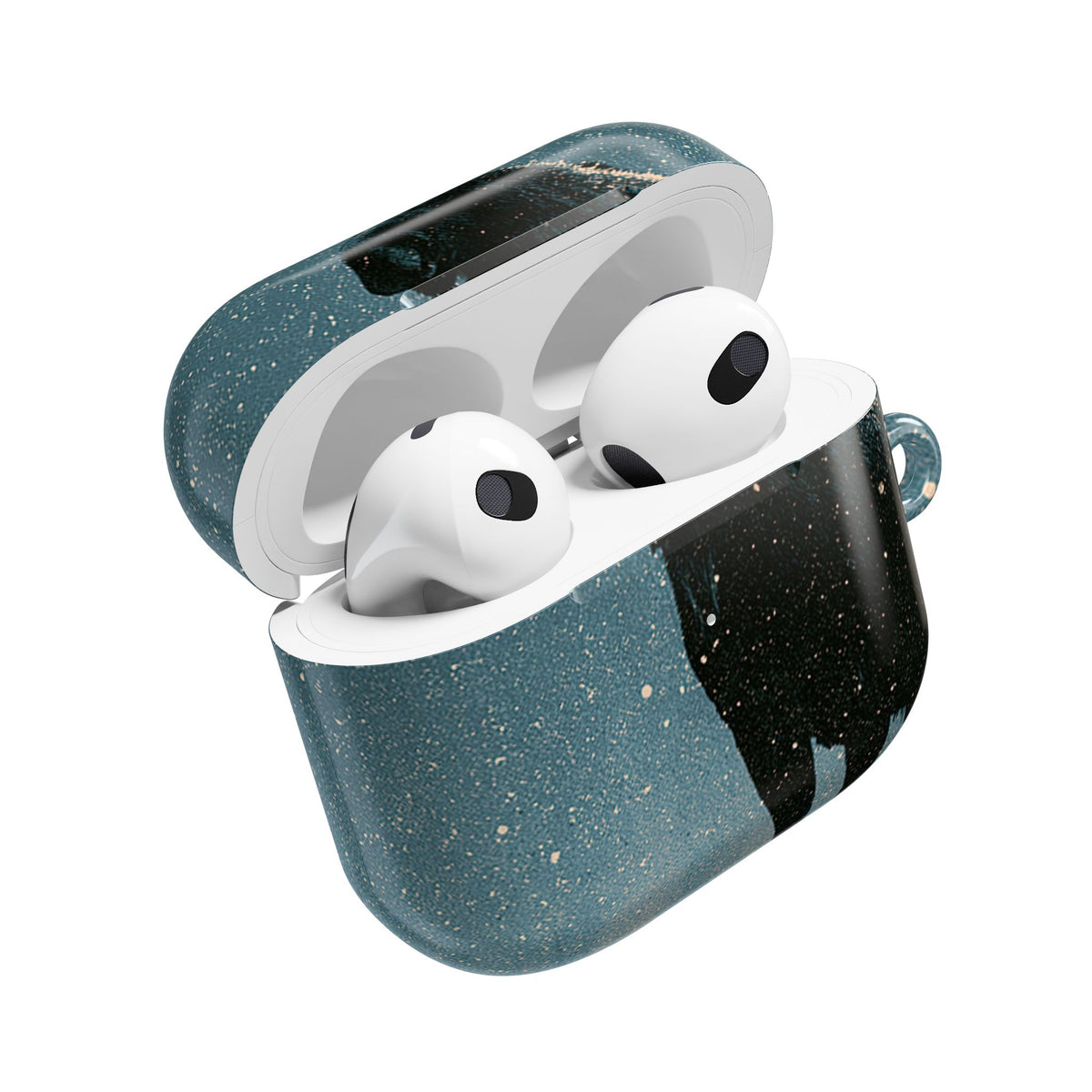 Nordic Boreal Moose · Hard Case for AirPods & AirPods Pro · Blue