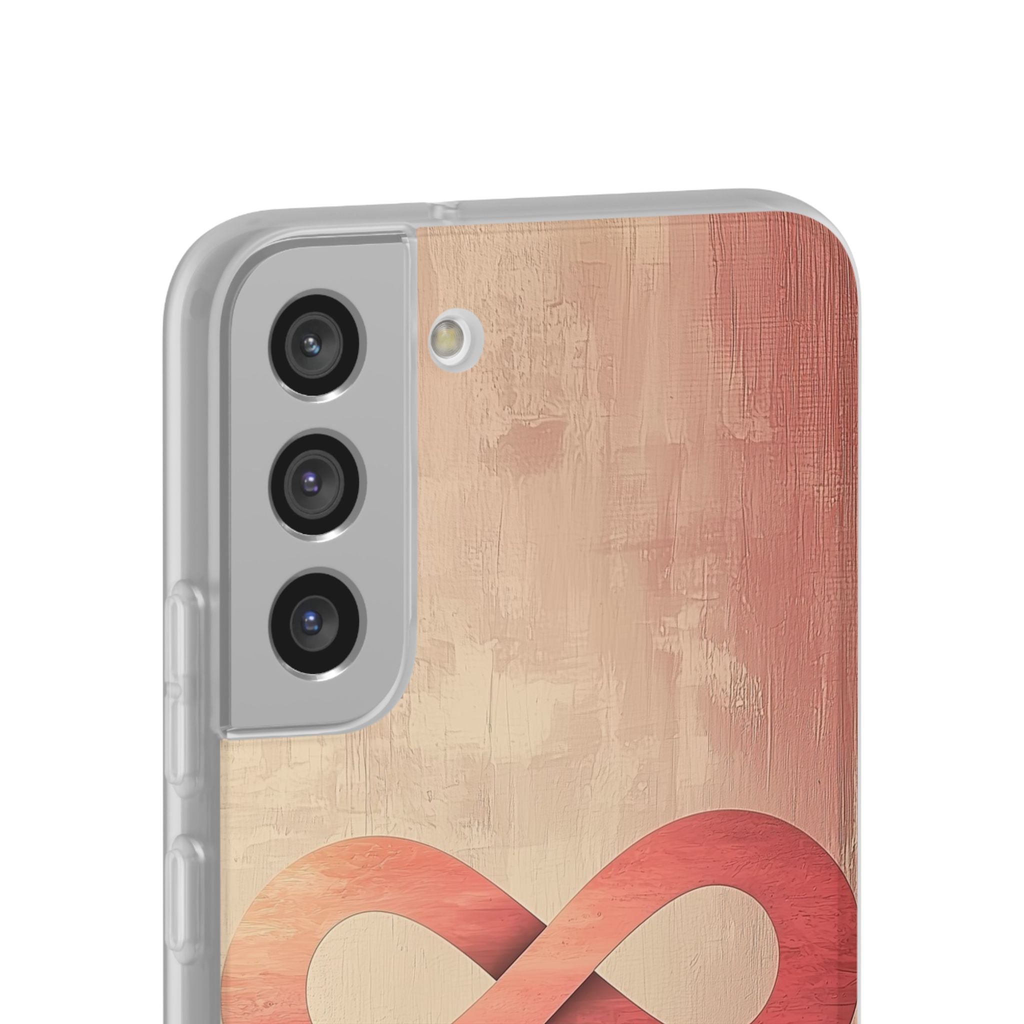 Terracotta Infinity Stroke · Soft Phone Case for Samsung