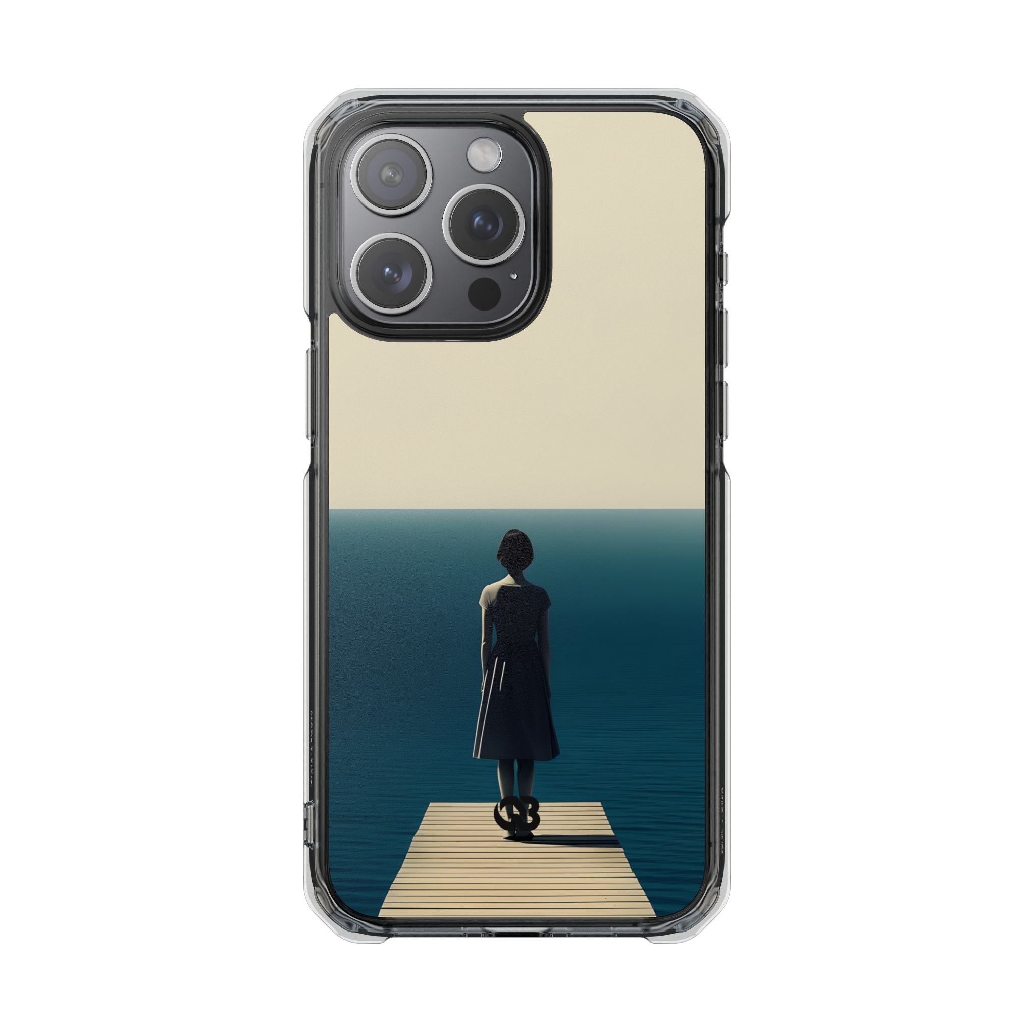 Solitary Blue Horizon · Impact Hoesje voor iPhone · Magsafe