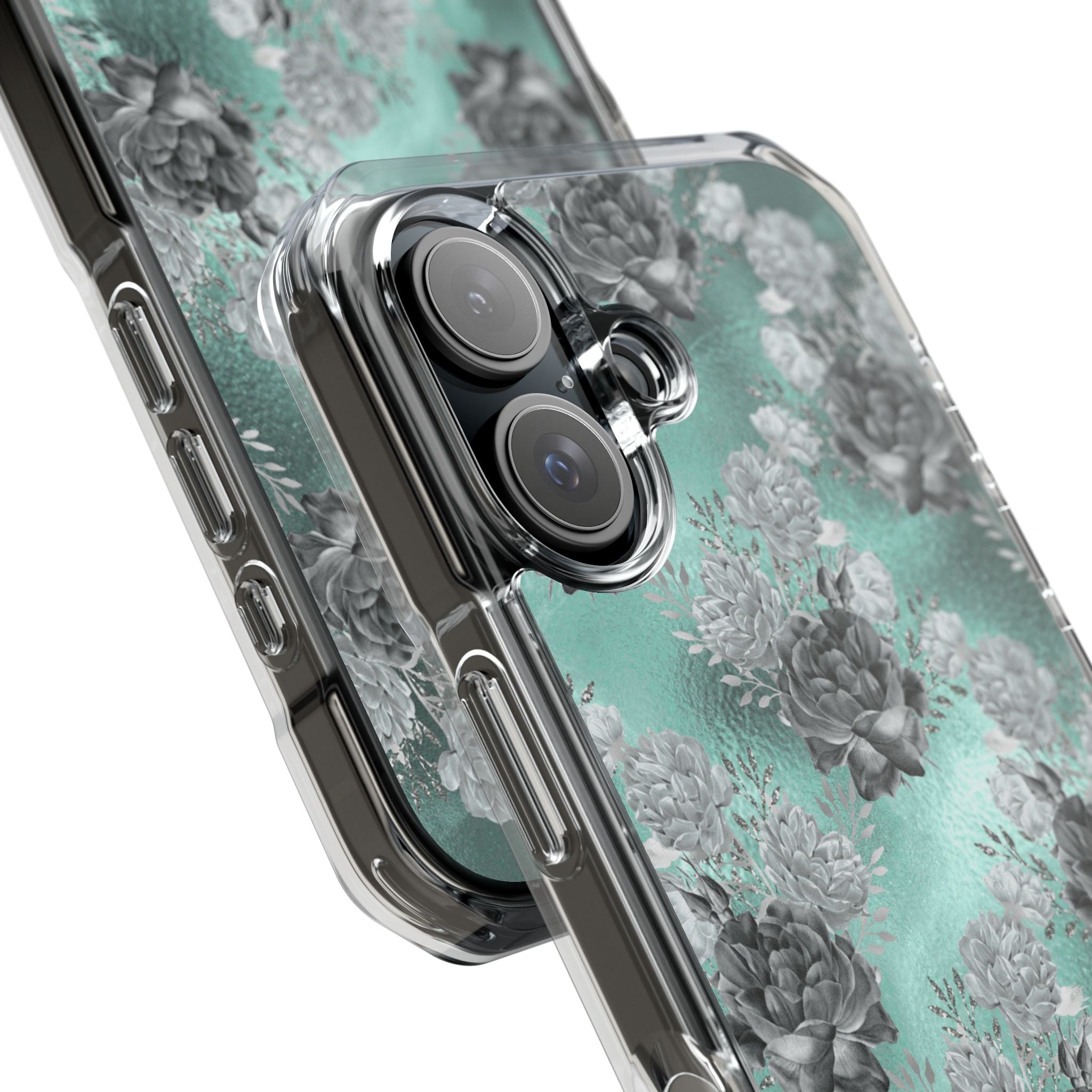 Frost Mint Floral · Impact Magsafe