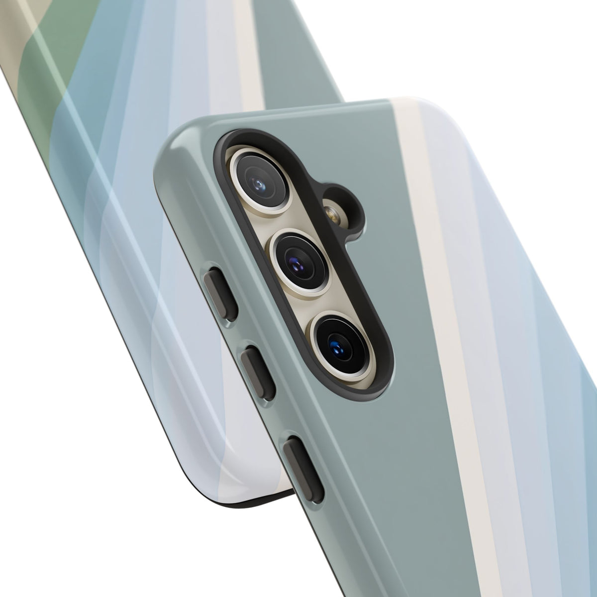 Green Tough Phone Case for Samsung - Sage Prism Beam