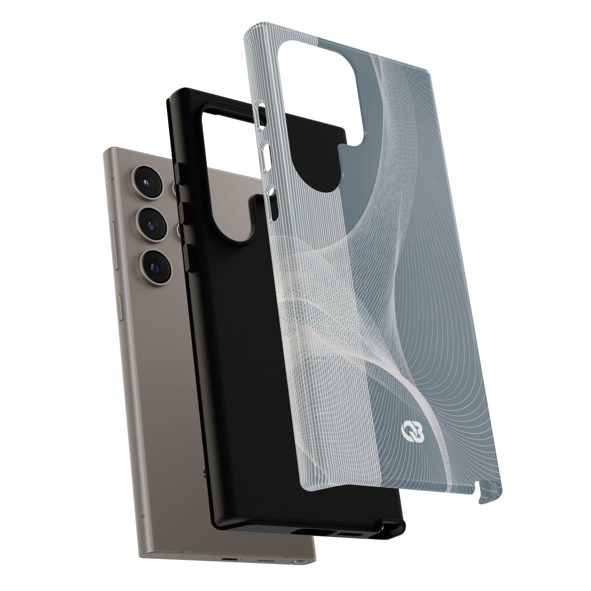 Kinetic Horizon · Tough Phone Case for Samsung · Grey
