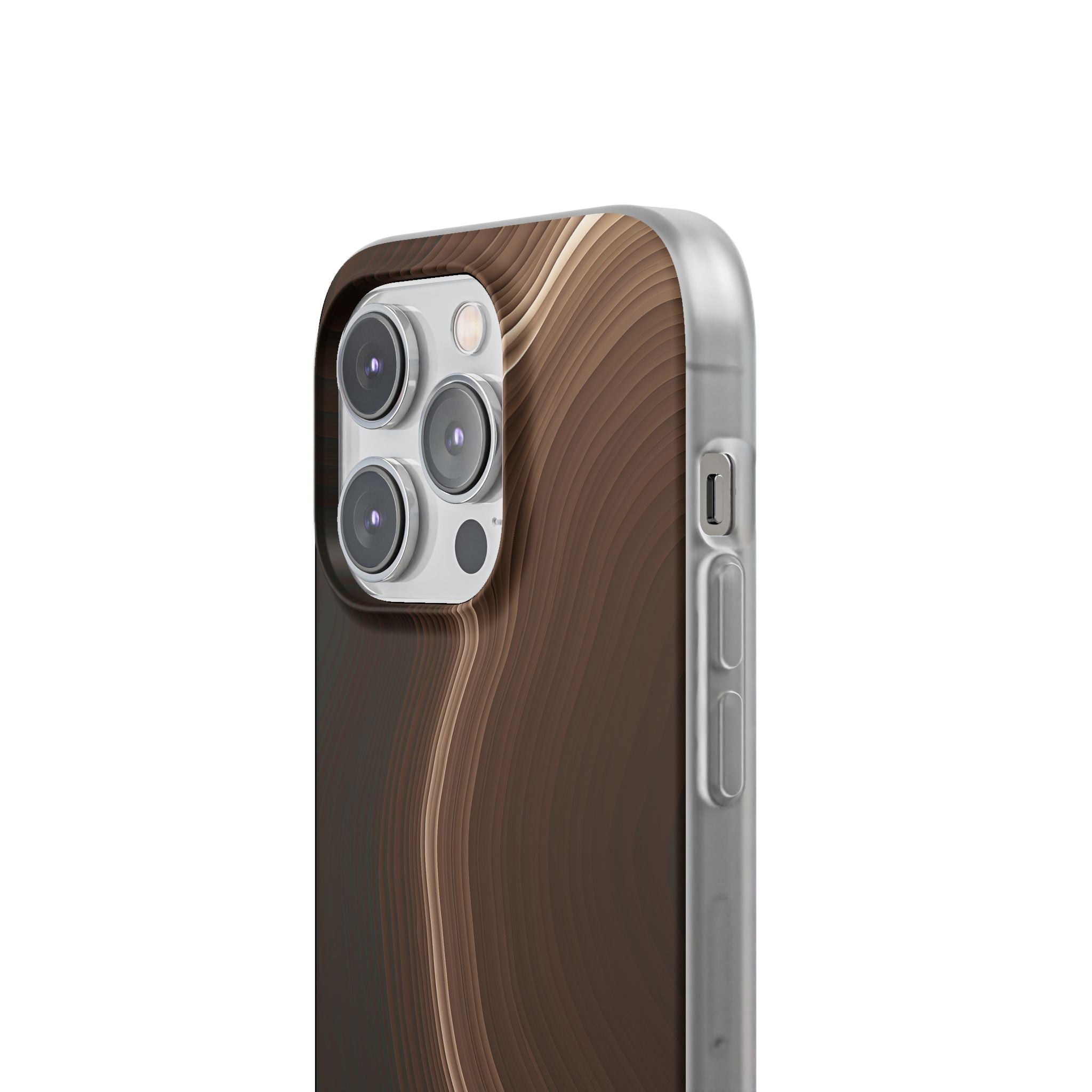 Brown Lite Phone Case for iPhone - Bronzed Canyon Relief