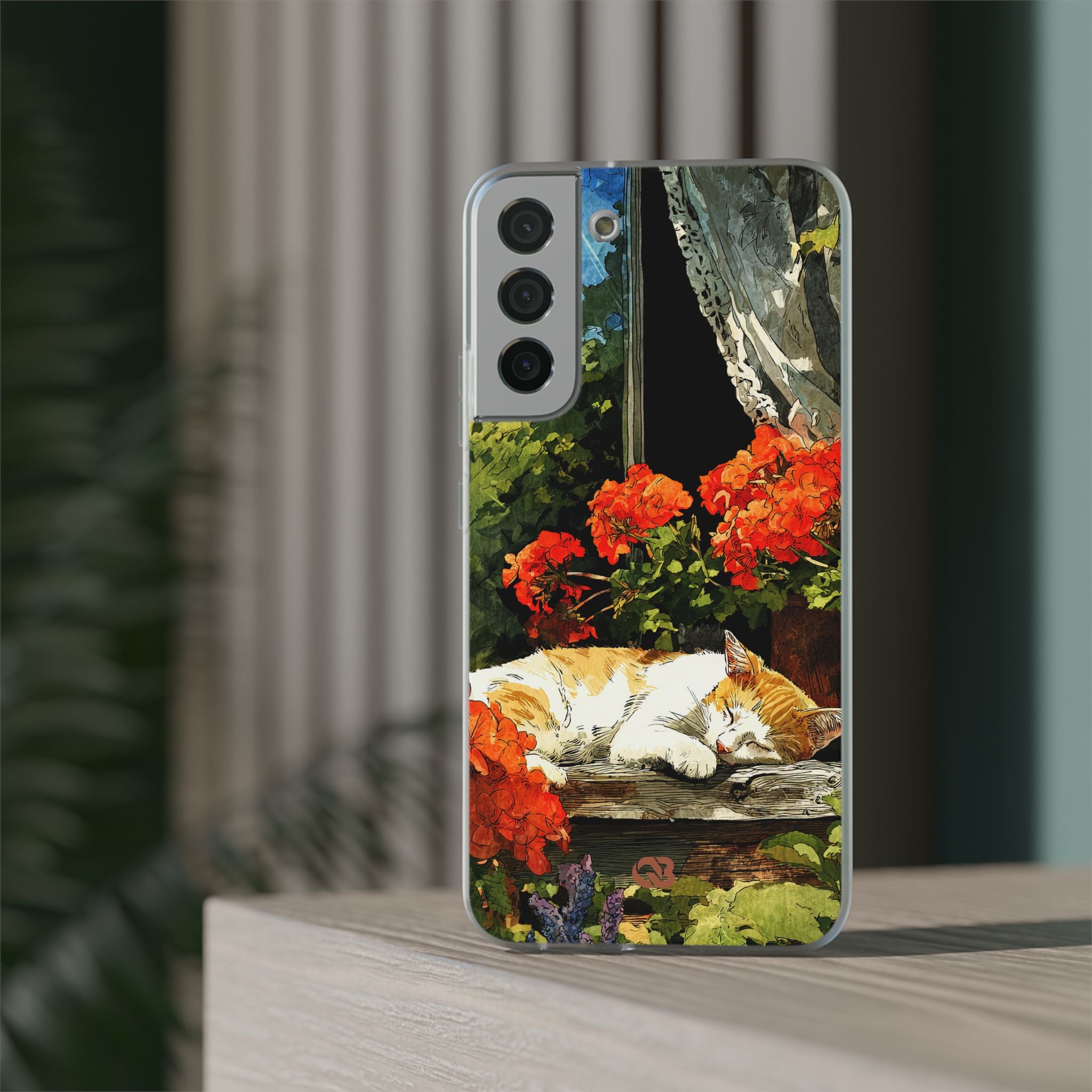 Sleeping Ginger Bloom · Soft Handyhülle für Samsung