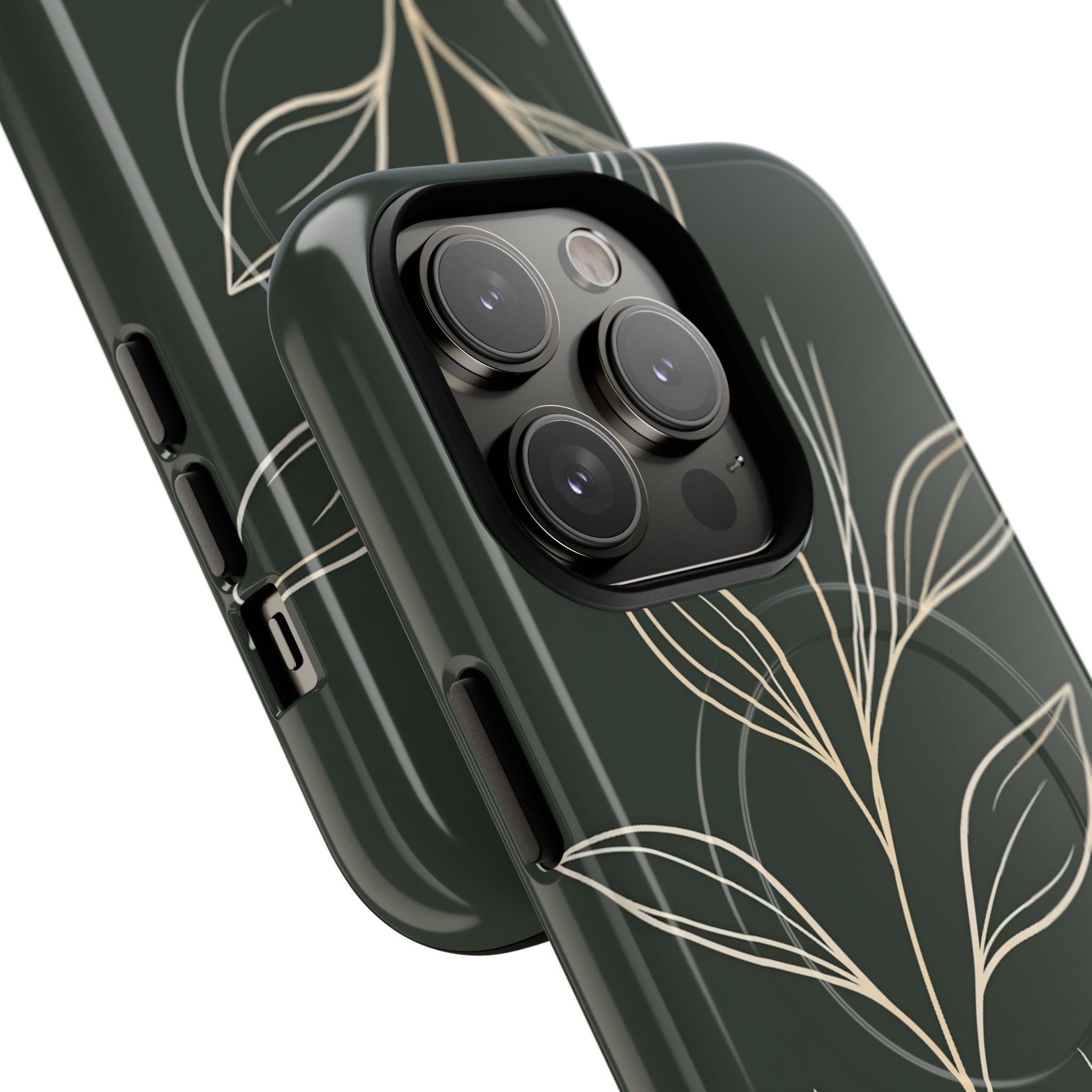 Green Tough 2.0 Magsafe Phone Case for iPhone - Deep Moss Willow