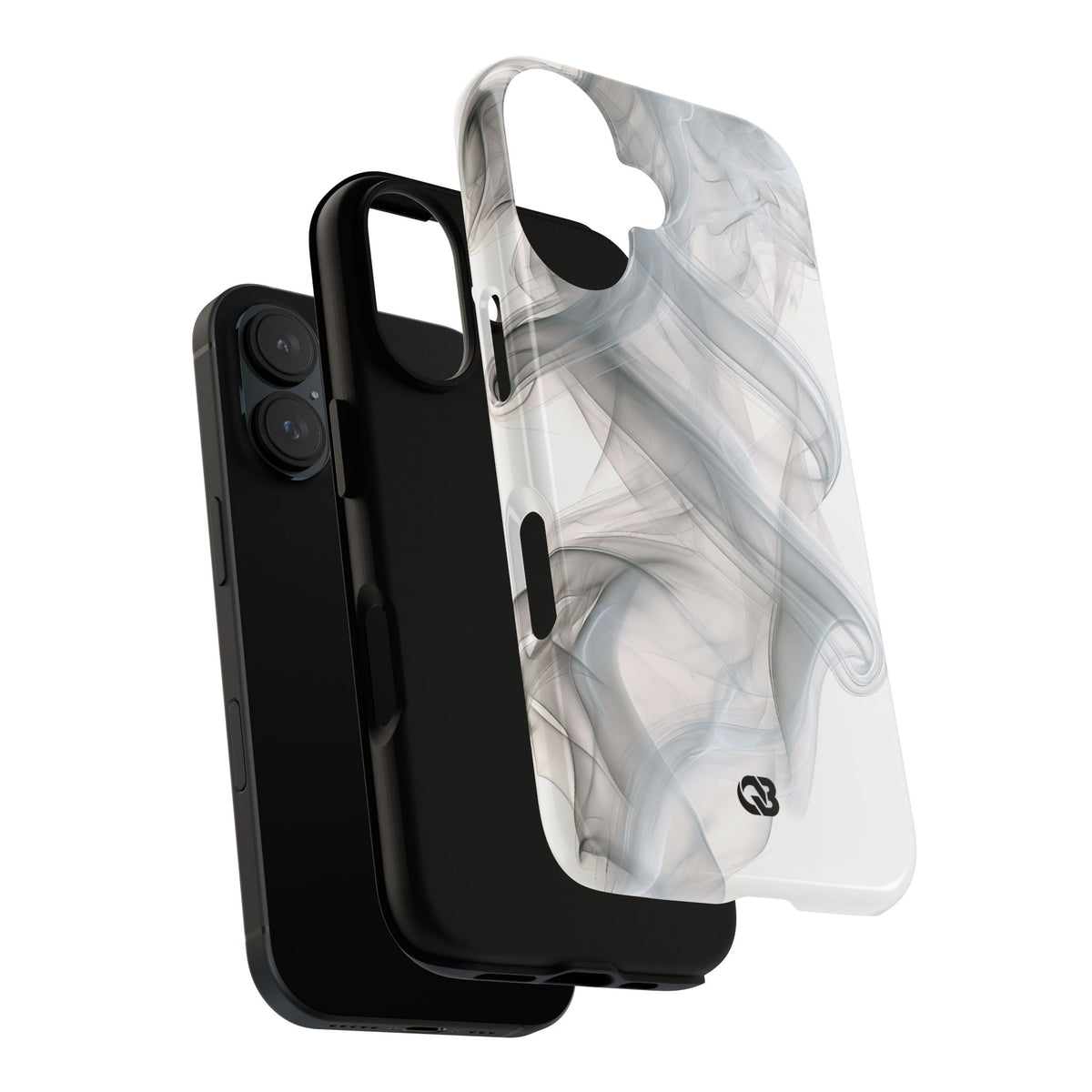Vapor Noir · Tough Phone Case for iPhone · White