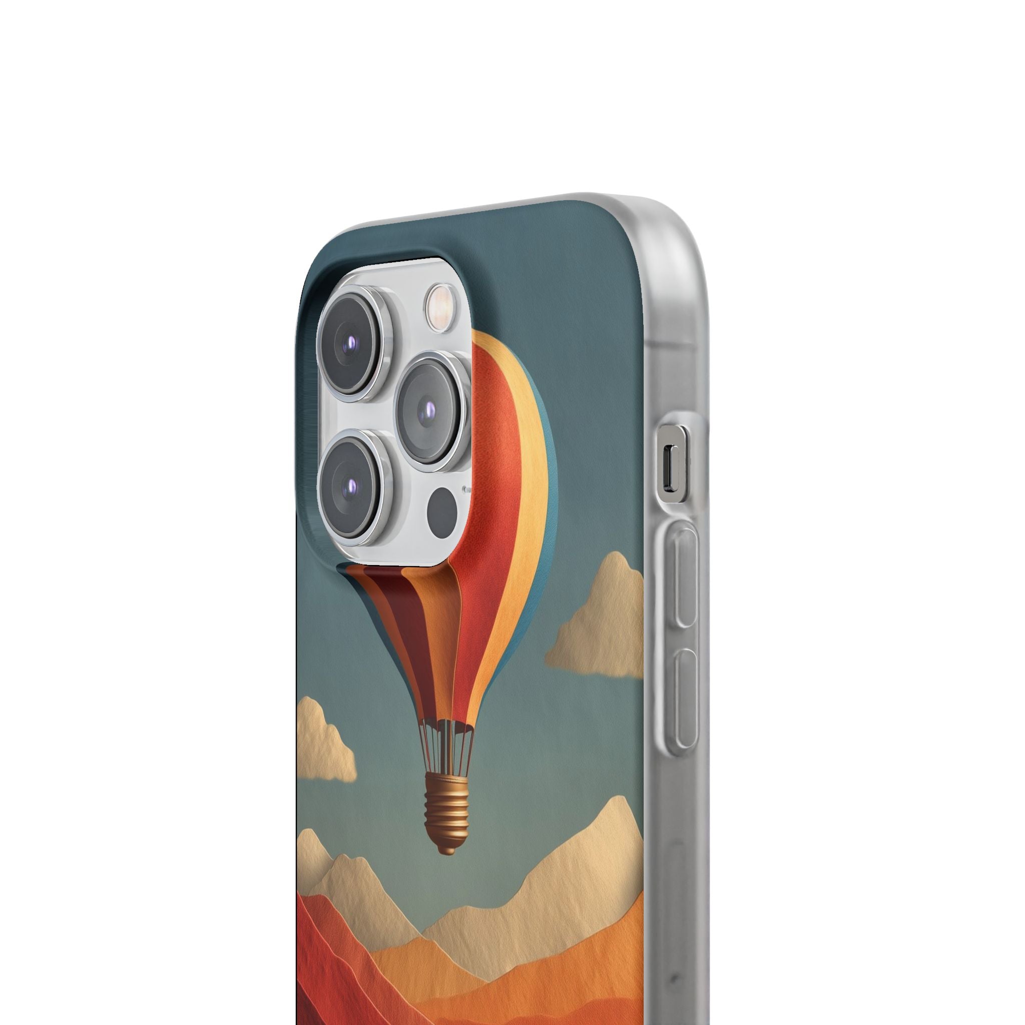 Lightbulb Balloon iPhone 14 Pro Skal - Mjuk