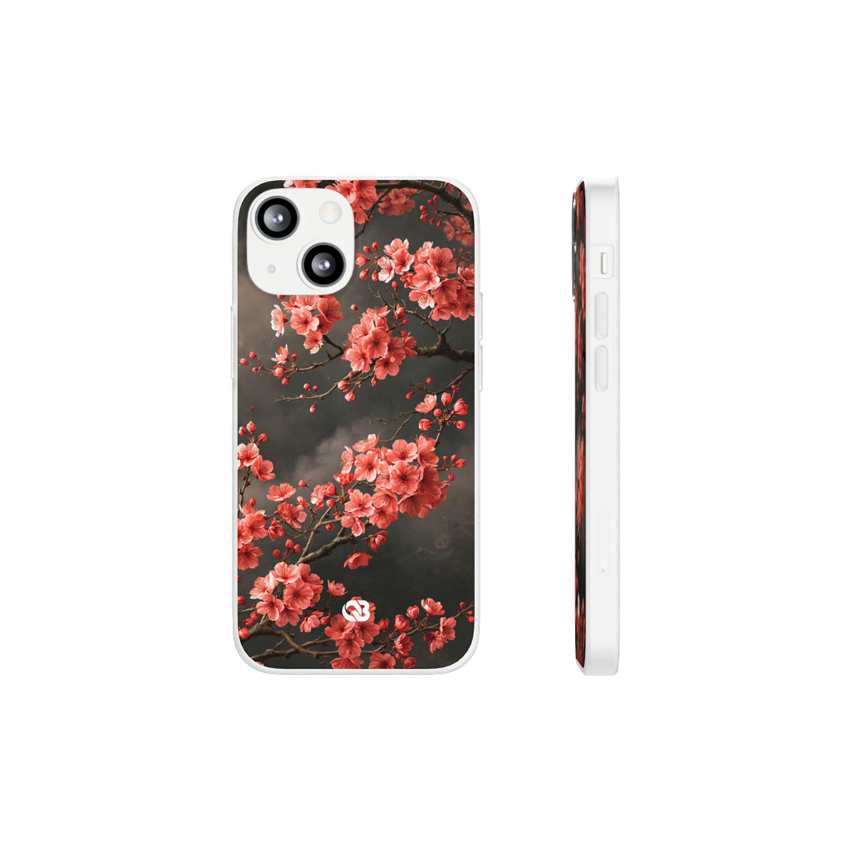 Dark Sakura Nocturne · Lite Phone Case for iPhone · Black
