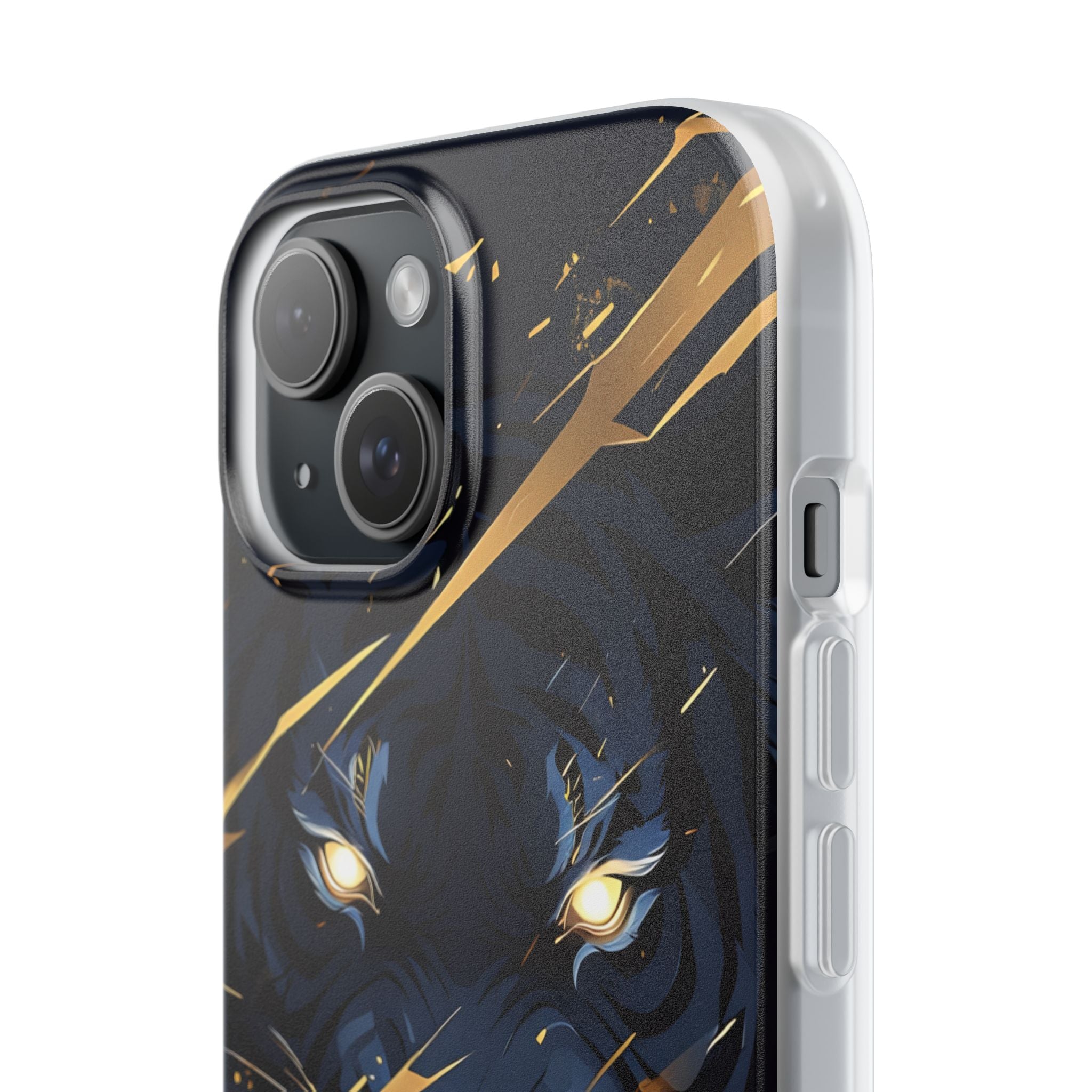 Obsidian Gold Predator · Soft Coque de téléphone pour iPhone