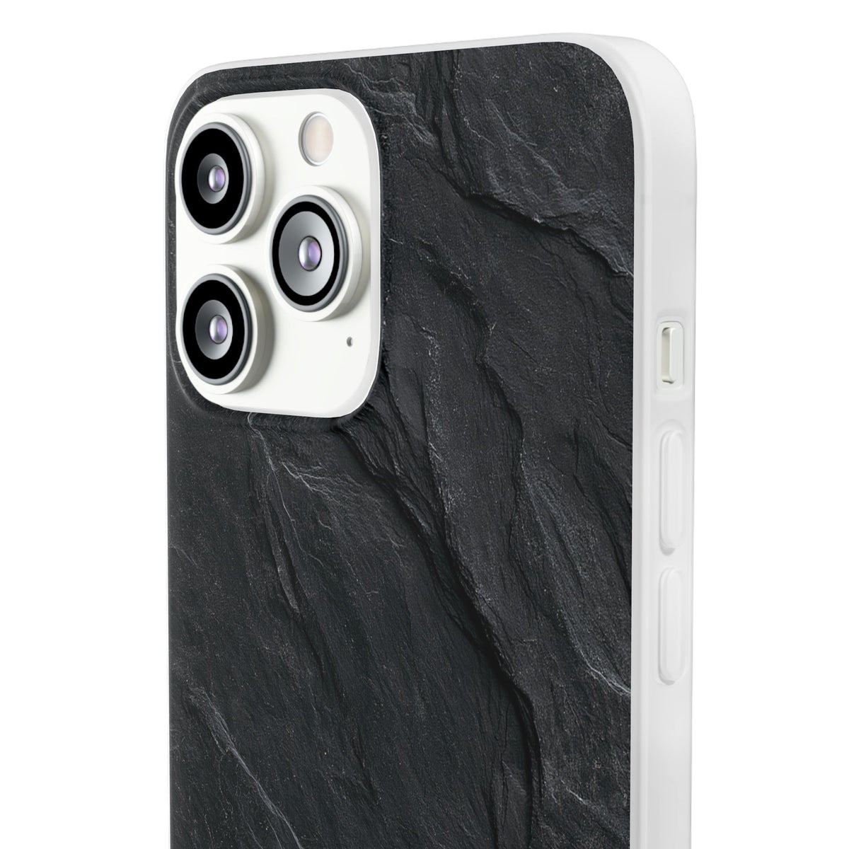 Dark Slate Strata · Lite Phone Case for iPhone · Black