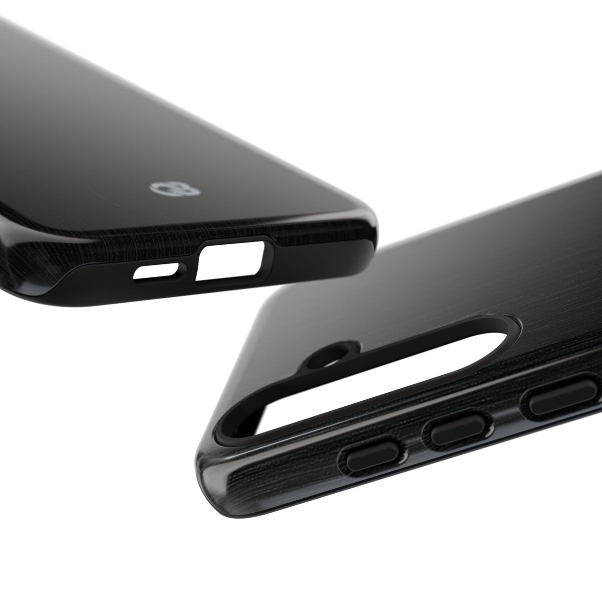 Obsidian Brushed Steel · Tough Phone Case for Samsung · Black