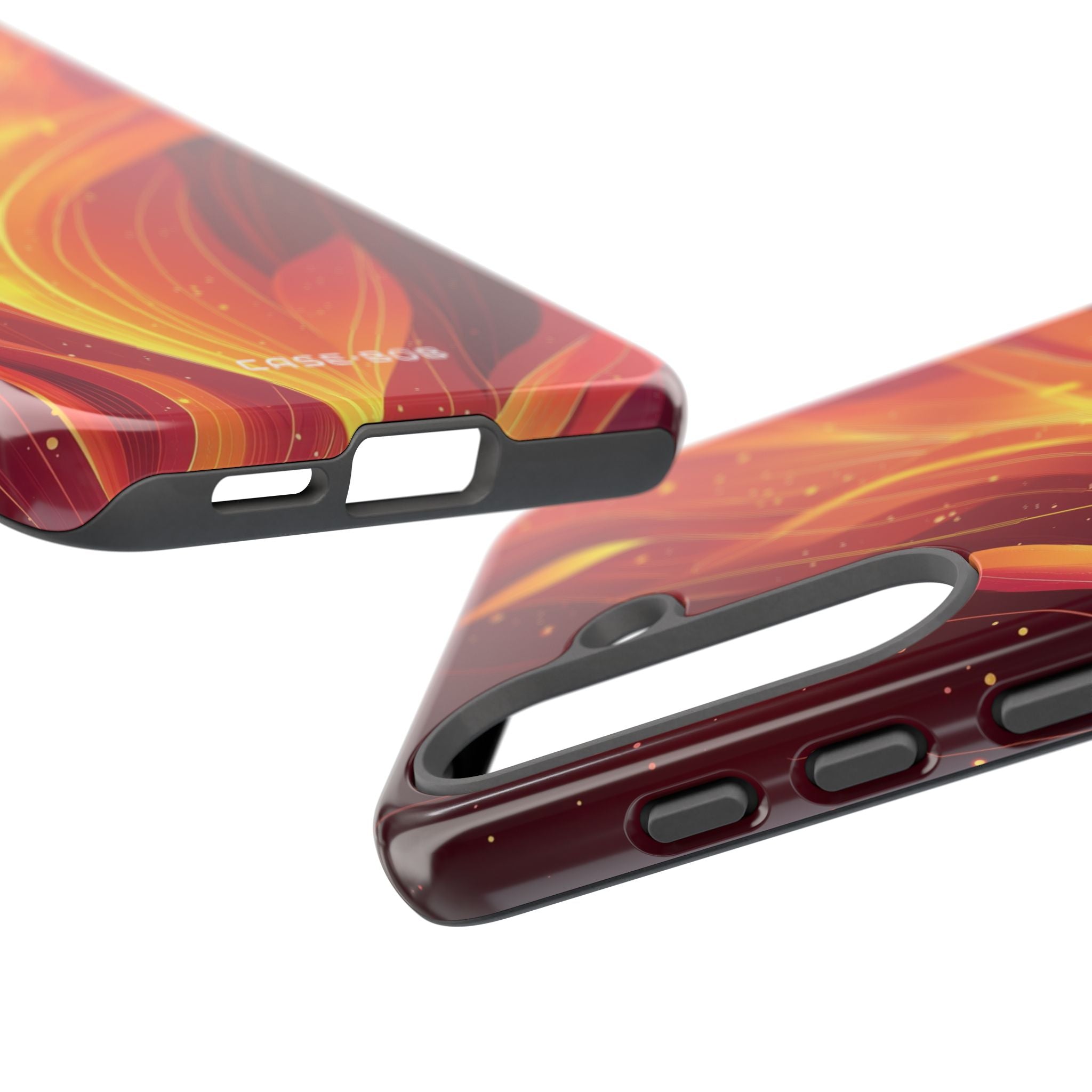 Flaming Flow Samsung S25 Cover - Tough
