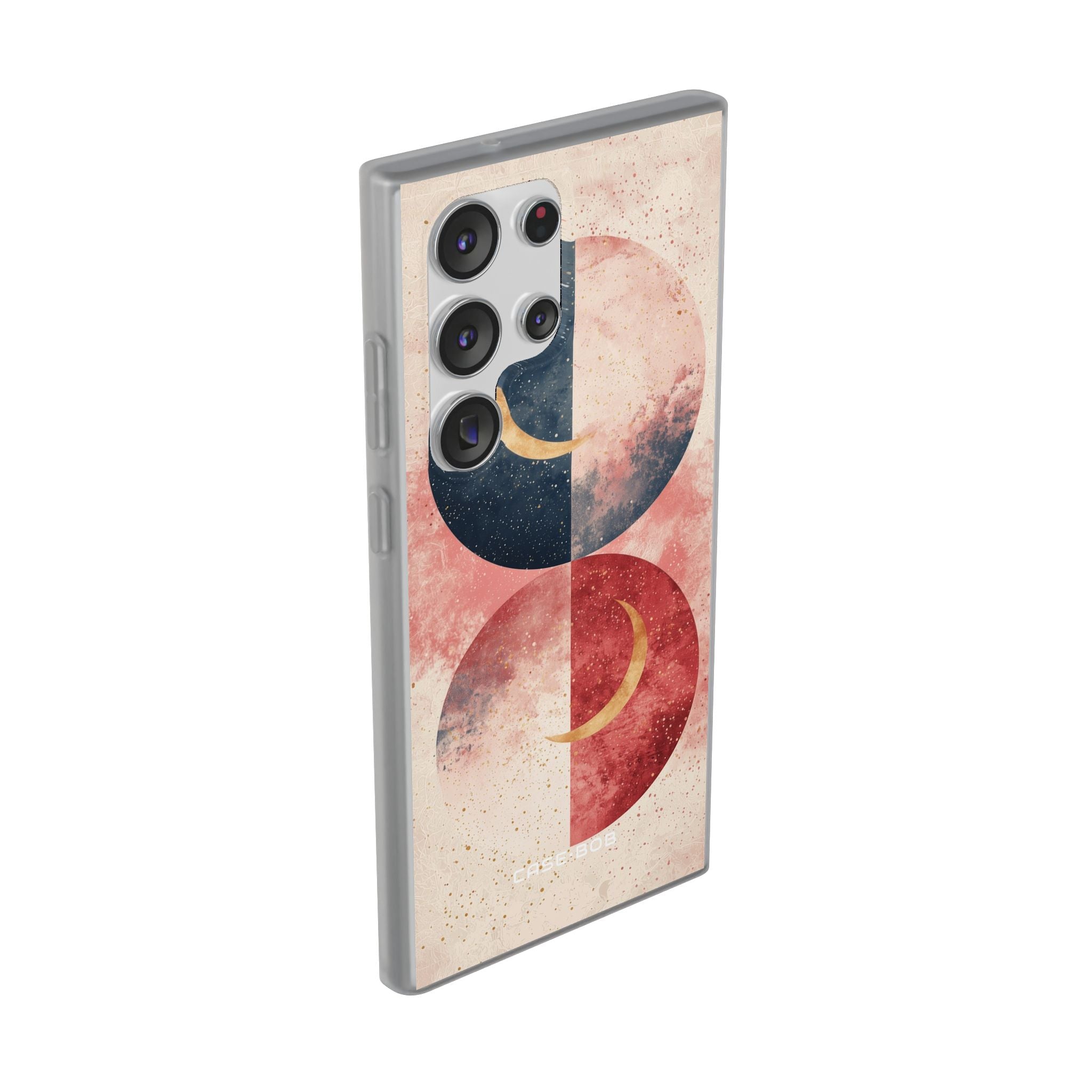 Golden Crescent Circles Samsung S23 Ultra Skal - Mjuk