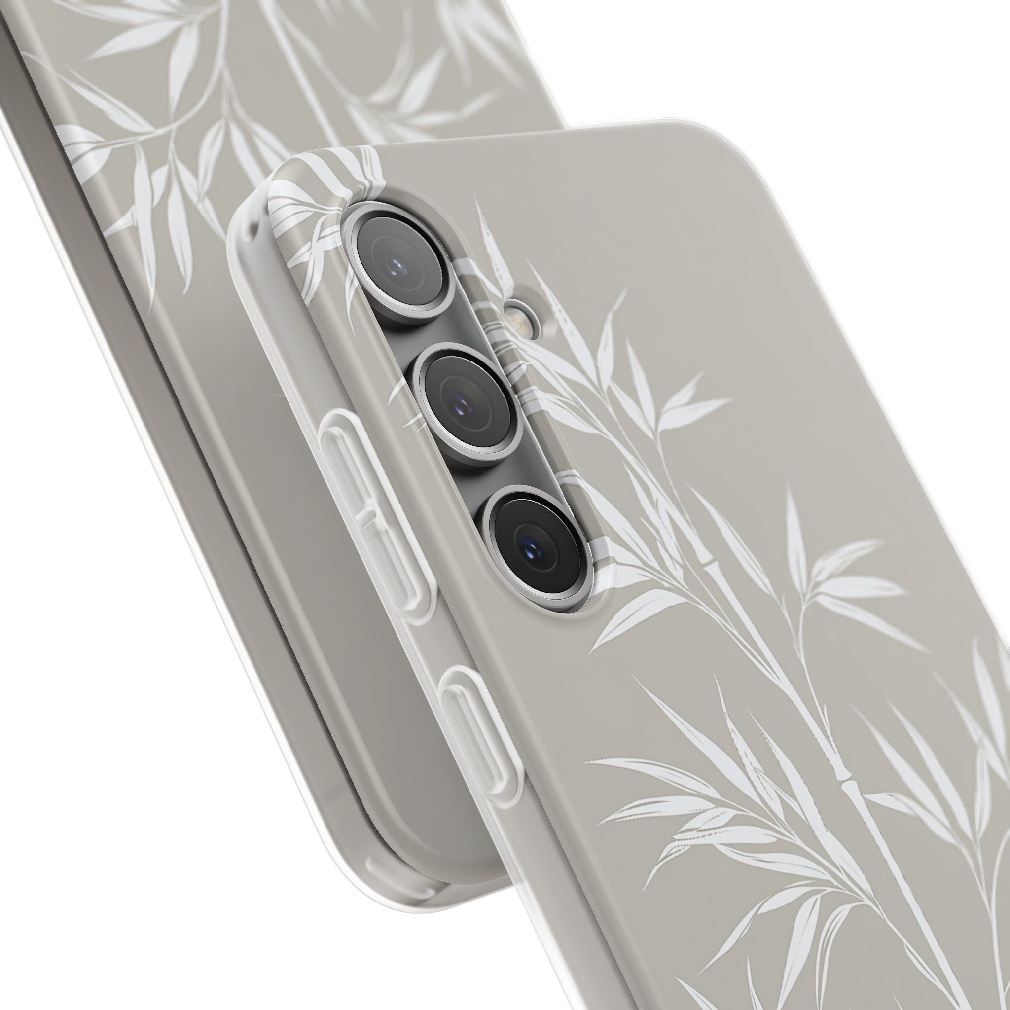 Beige Lite Phone Case for Samsung - Sandstone Bamboo Stalks