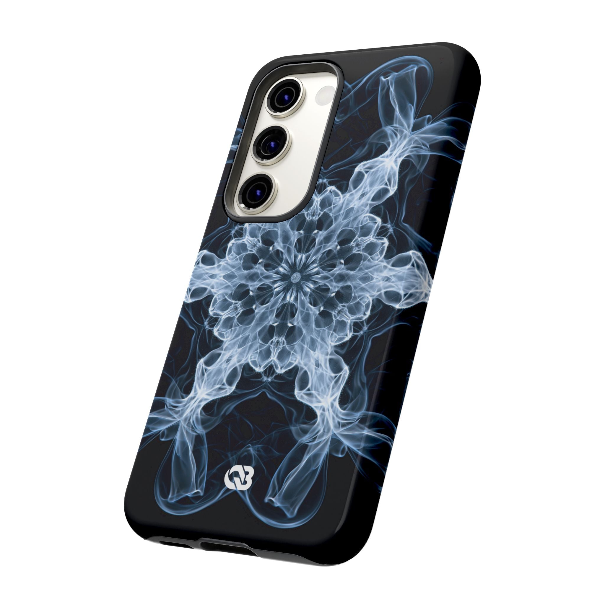 Blue Tough Phone Case for Samsung - Glacial Smoke Crown