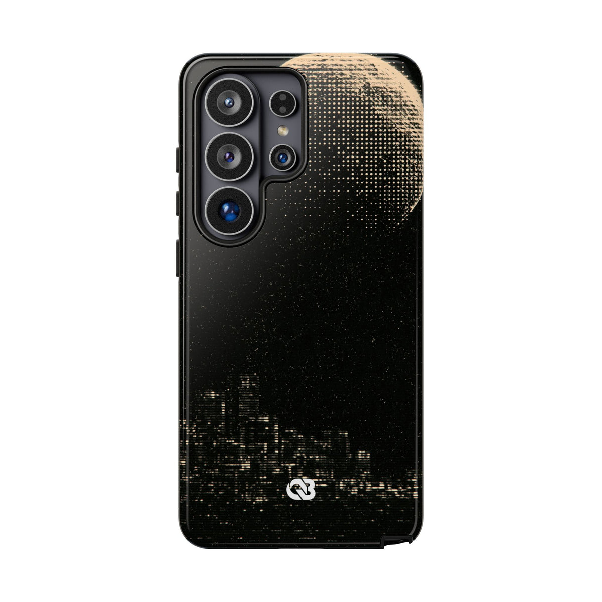 Lunar Metropolis Nocturne · Tough Phone Case for Samsung · Black