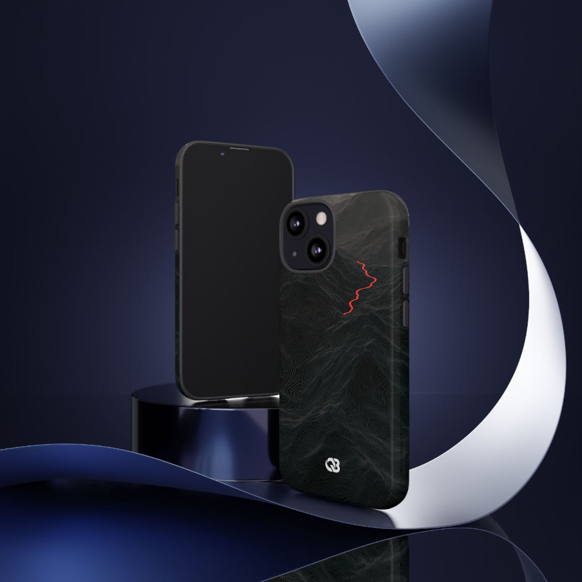 Crimson Ridge Pass · Tough Phone Case for iPhone · Black
