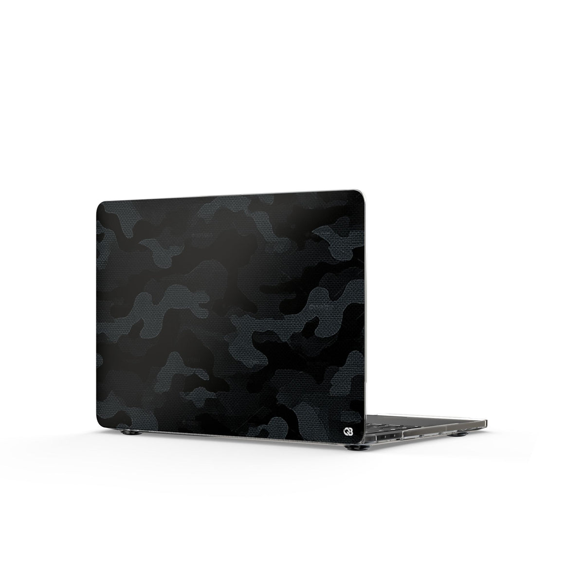 Blackout Urban Camo · Clear Hard Case for MacBook · Black