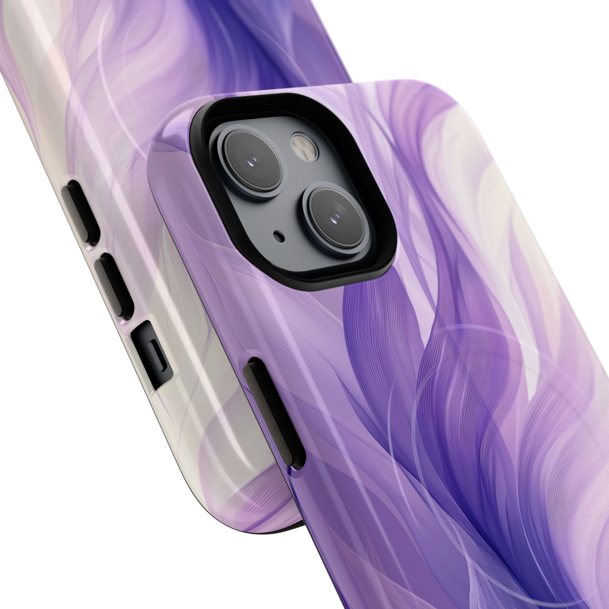 Amethyst Silk Waves · Tough+ Coque de téléphone pour iPhone · Magsafe