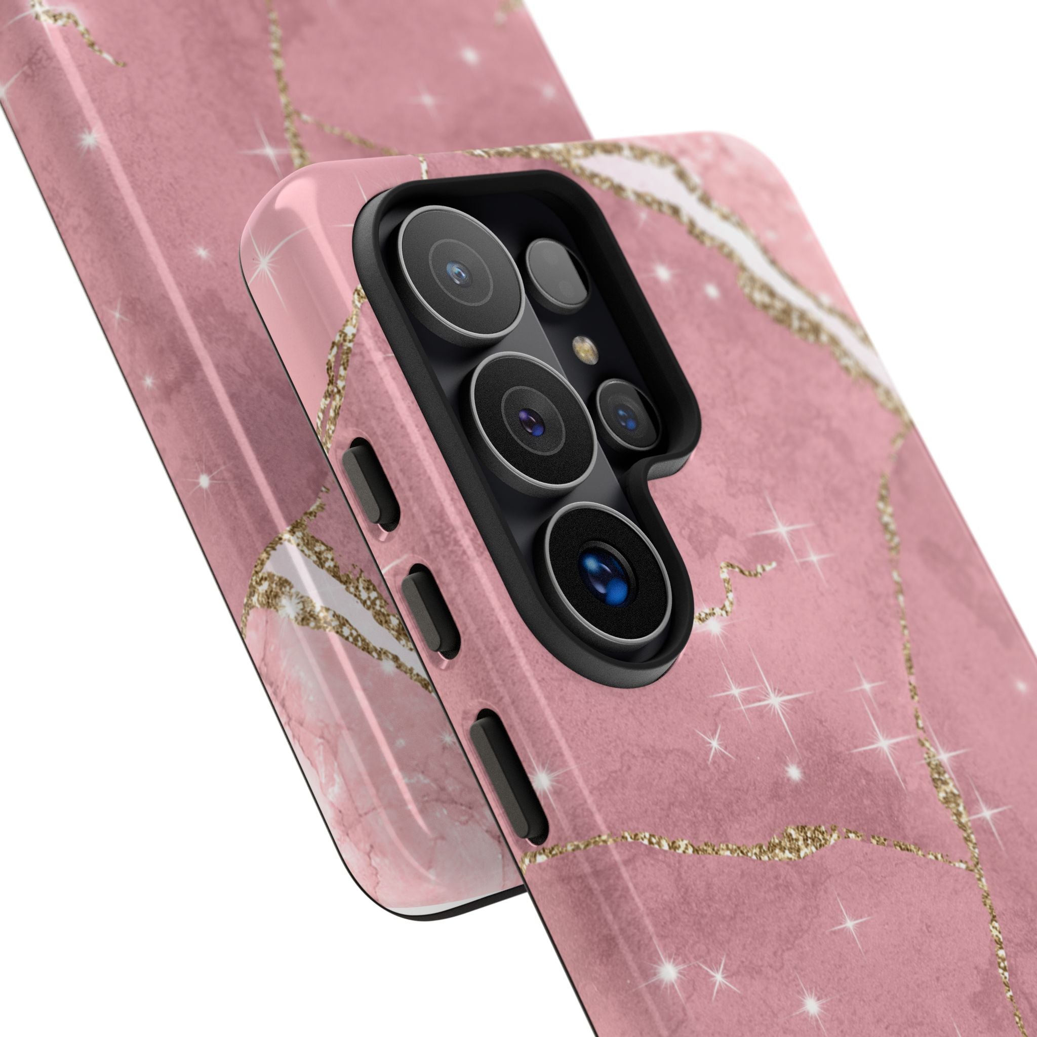 Rose Sparkle Marble · Tough Phone Case for Samsung