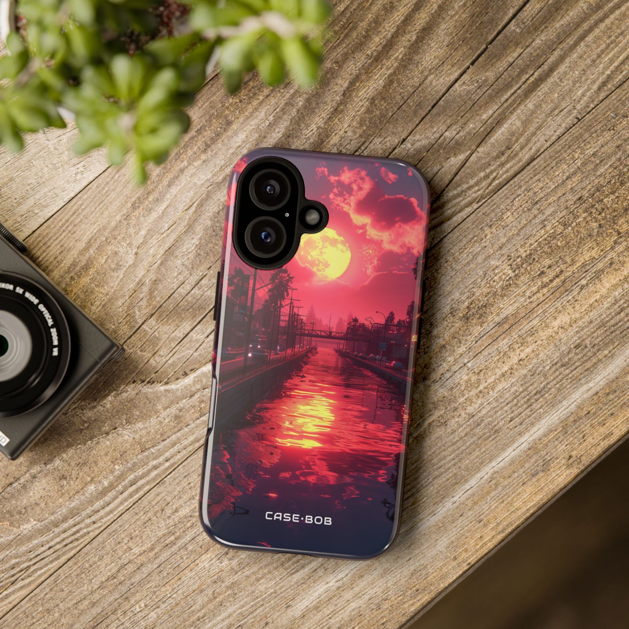 Luminous Moonlight iPhone 16 Case - Tough