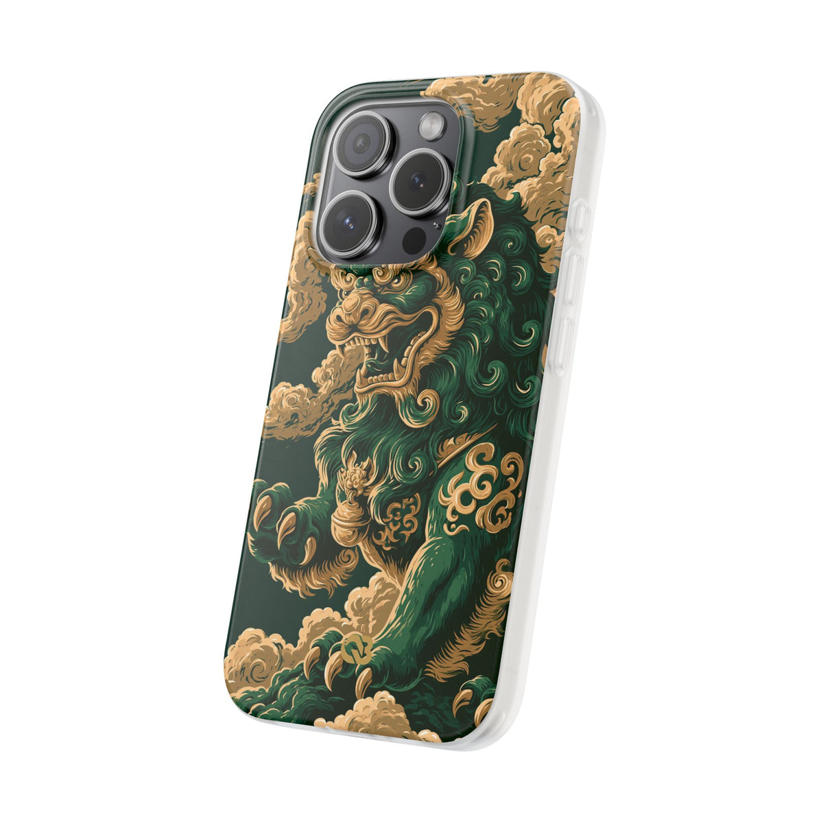 Imperial Guardian Lion · Lite Phone Case for iPhone · Green