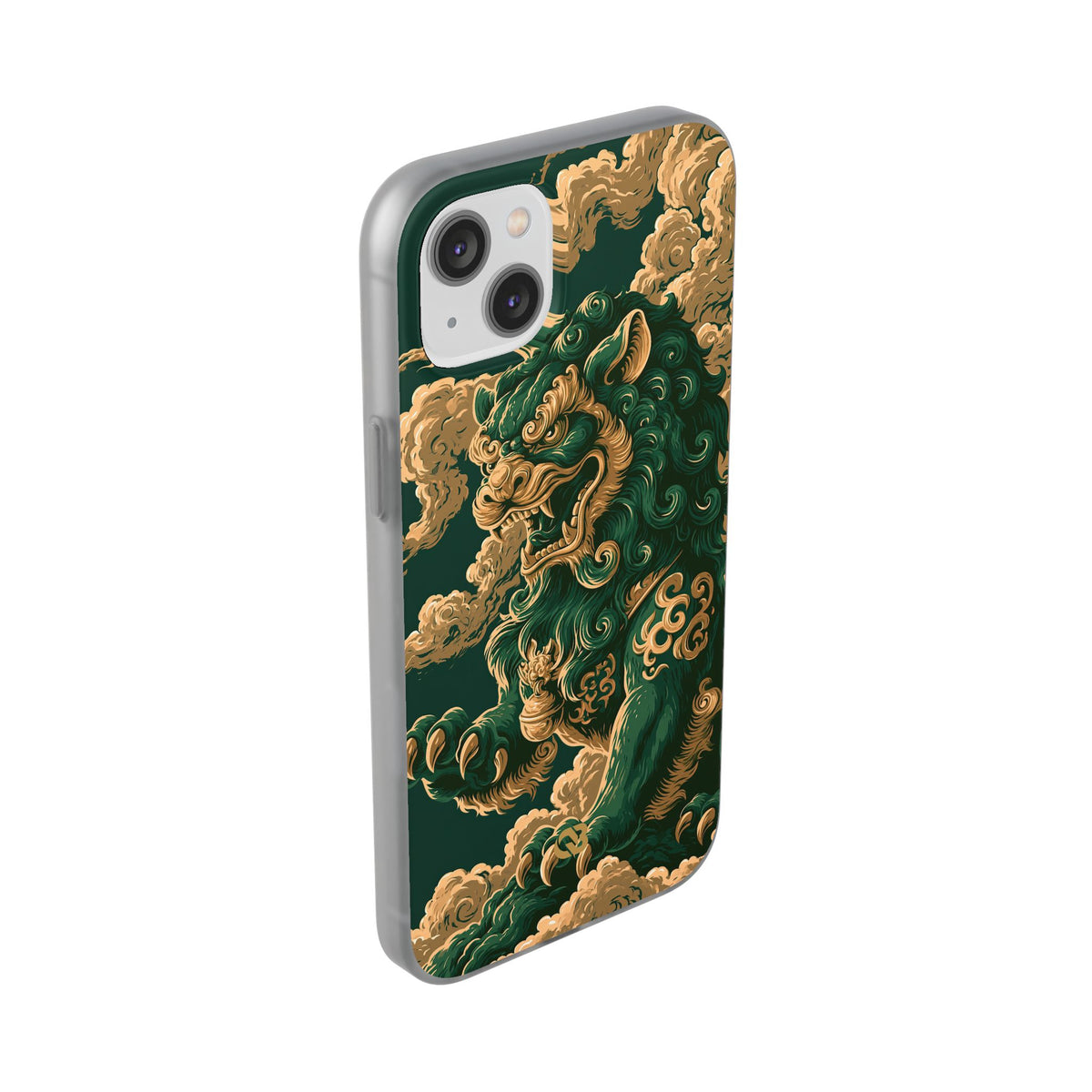 Imperial Guardian Lion · Lite Phone Case for iPhone · Green