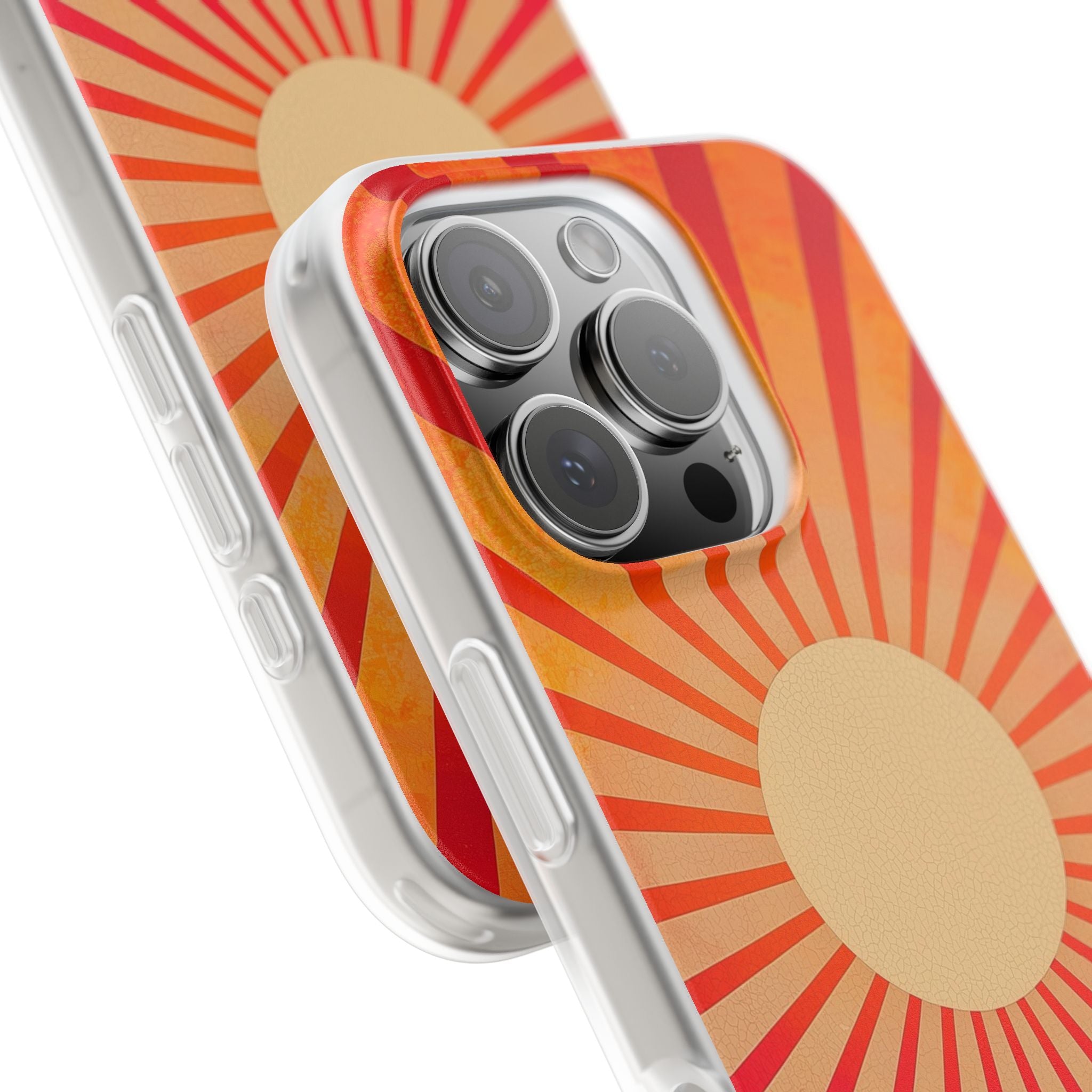 Sunburst Radiance iPhone 16 Pro -pehmeä suojakotelo