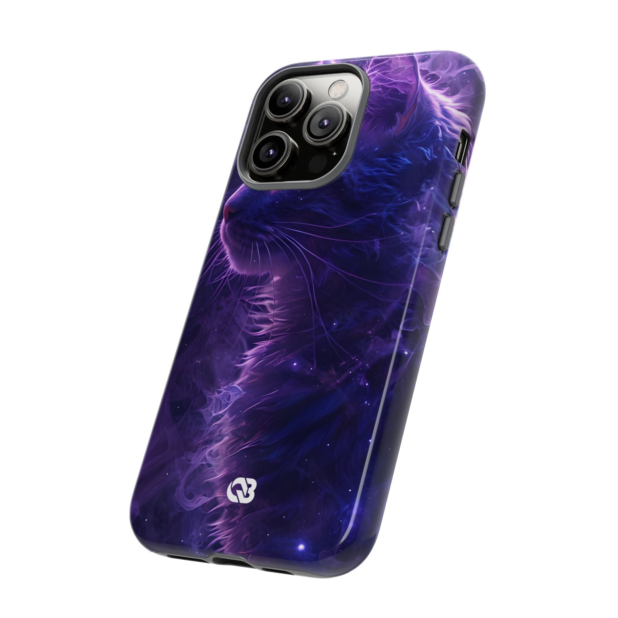Purple Void Feline · Tough Custodia per iPhone