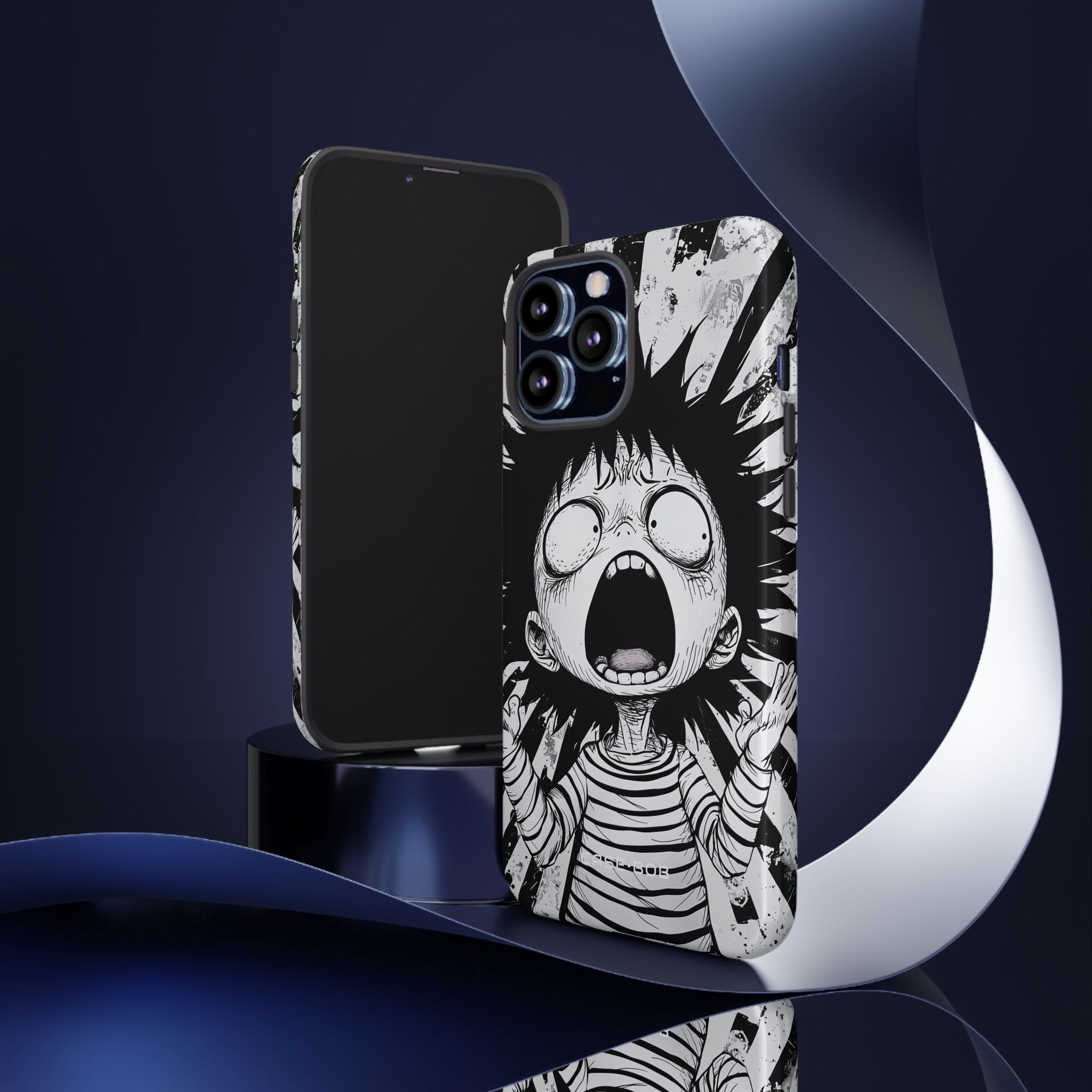 Screaming Stripes iPhone 13 Pro Max Cover - Tough