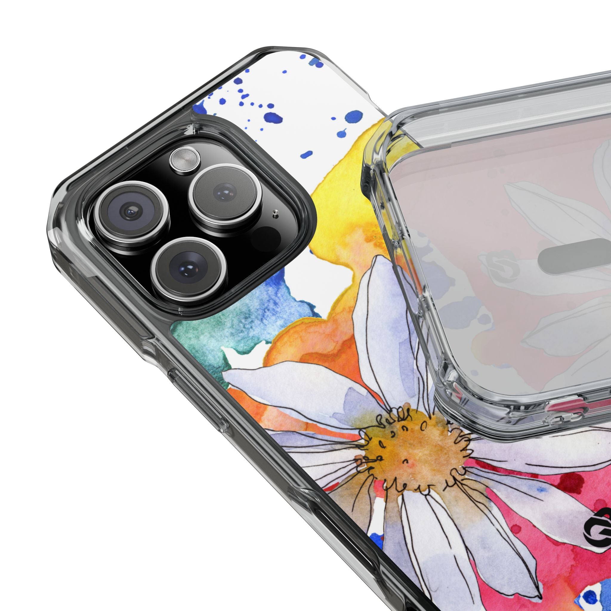 Vivid Bloom Splatter · Impact Phone Case for iPhone · Magsafe